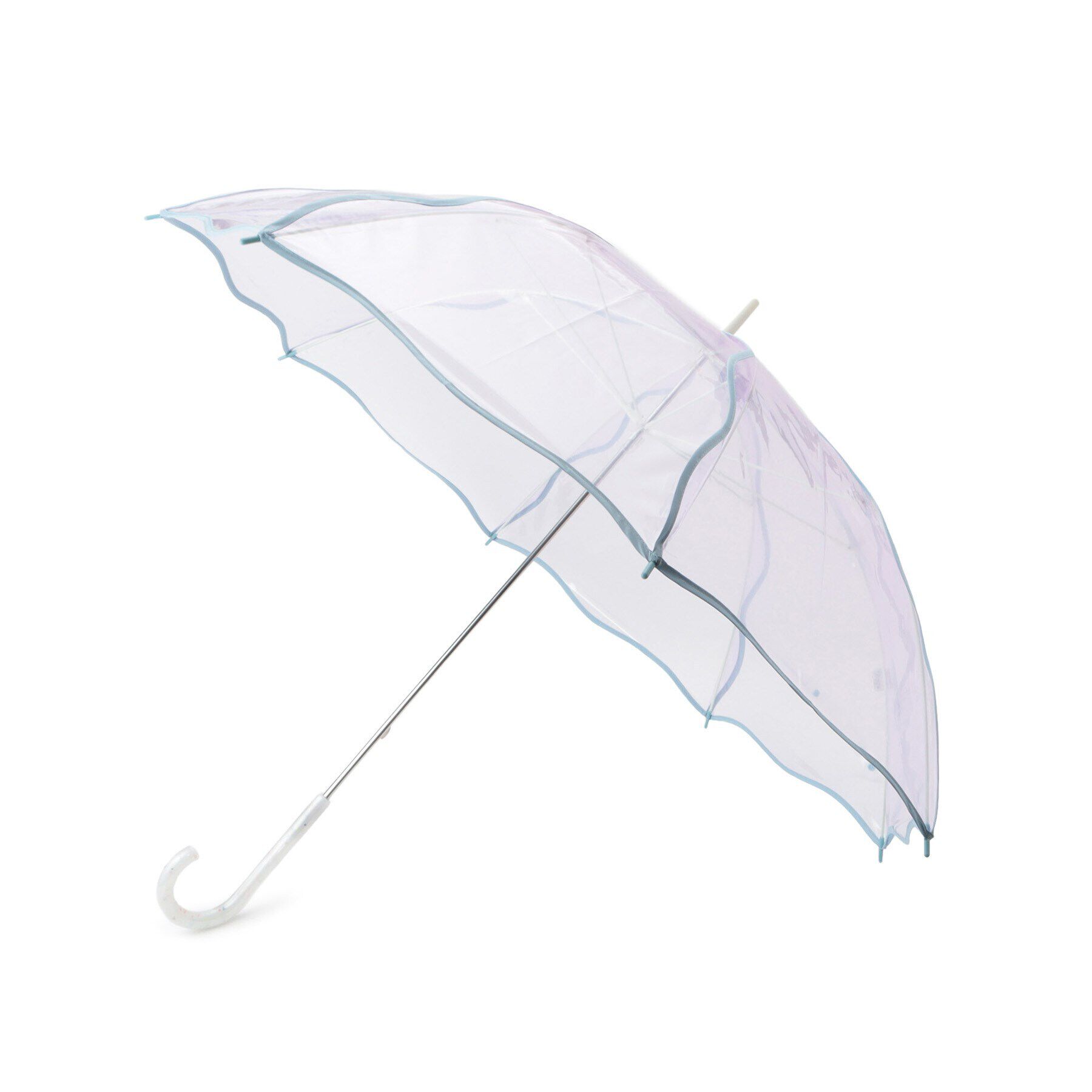 grove「【ビニール傘】ウェービーアンブレラ 雨傘 長傘」|傘|ラベンダー(080)