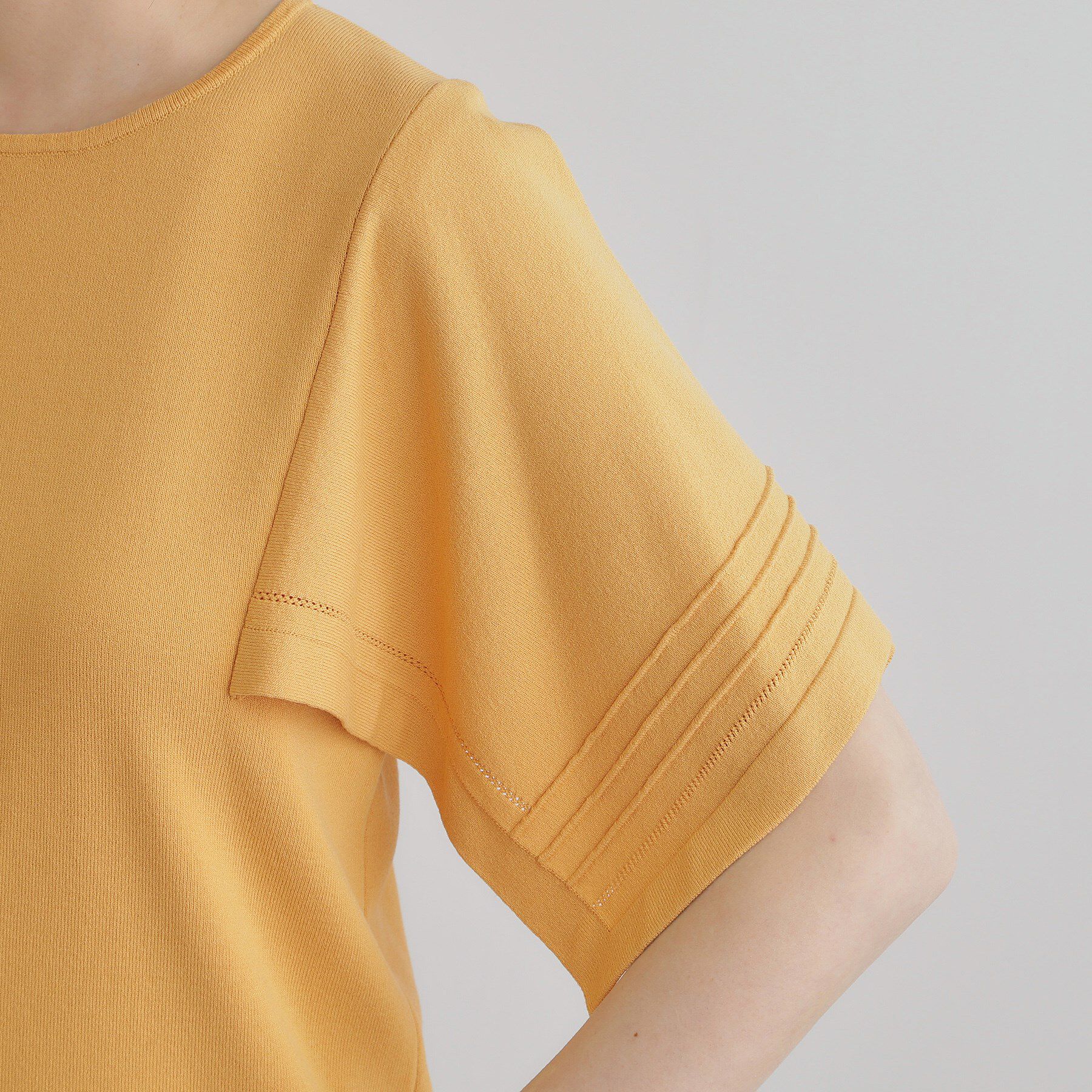 grove「ハンカチスリーブニットプルオーバー」|ニット・セーター|