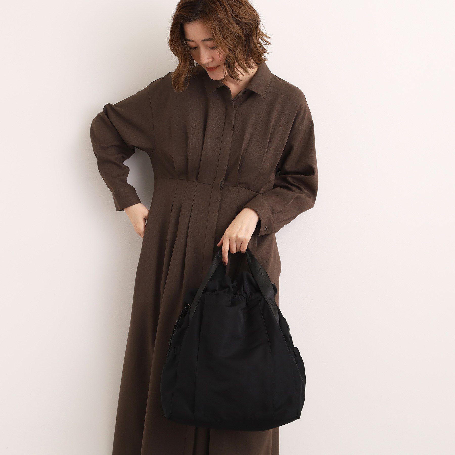 grove「3WAY多機能トート」|トートバッグ|ブラック(019)