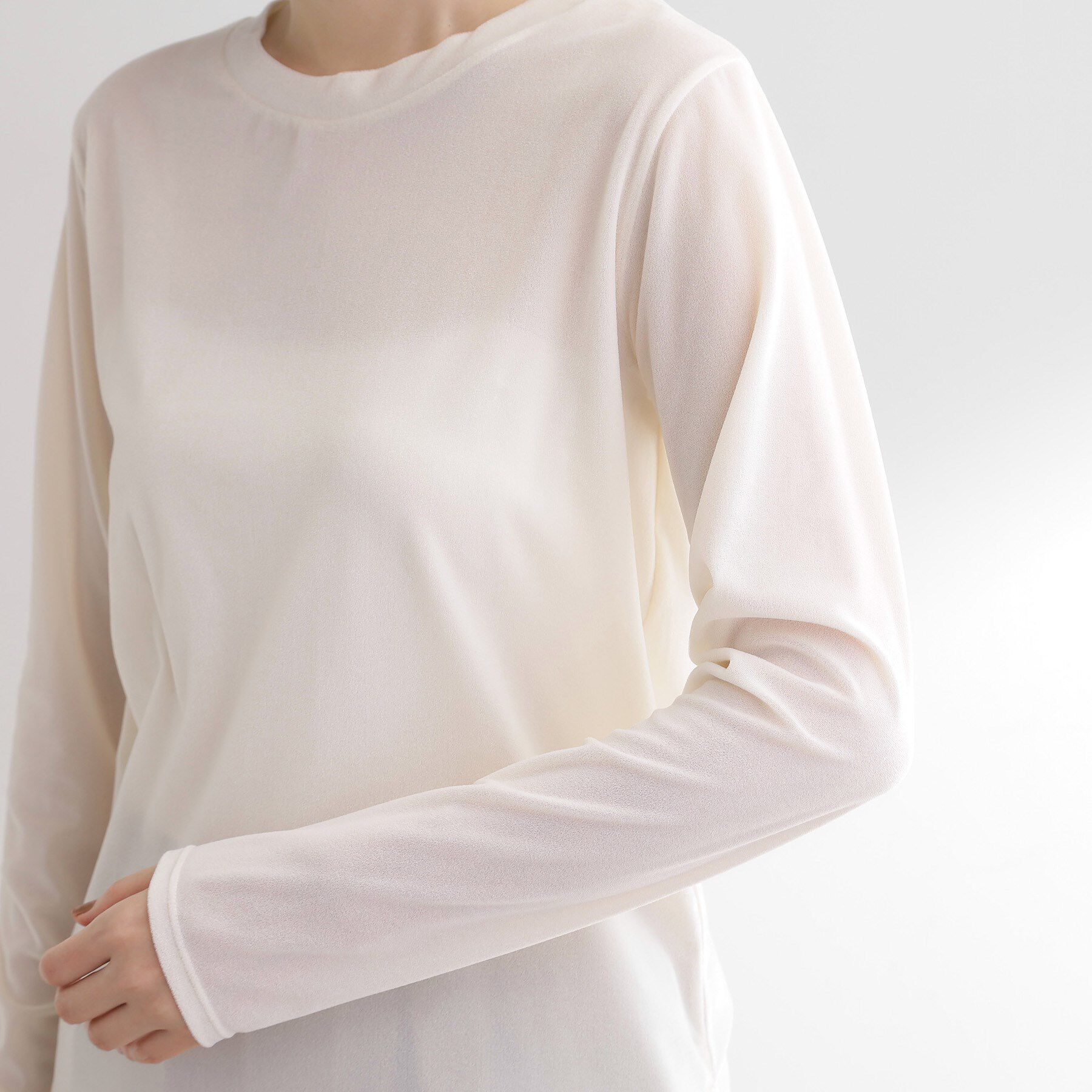 grove「シアーカットベロアロンT」|Tシャツ・カットソー|