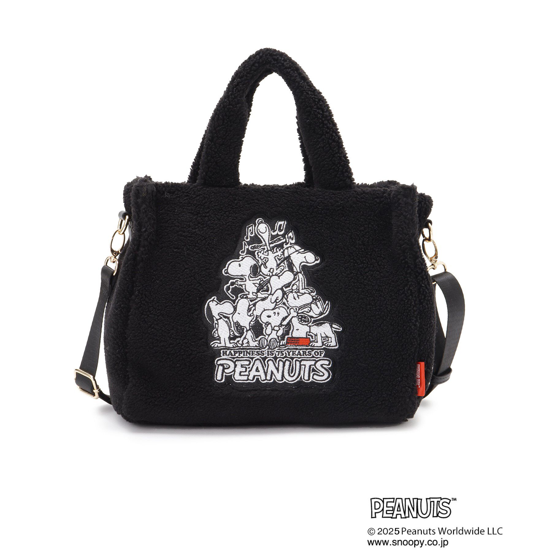 grove「【PEANUTS】ボアスクエア2WAYトート」|トートバッグ|