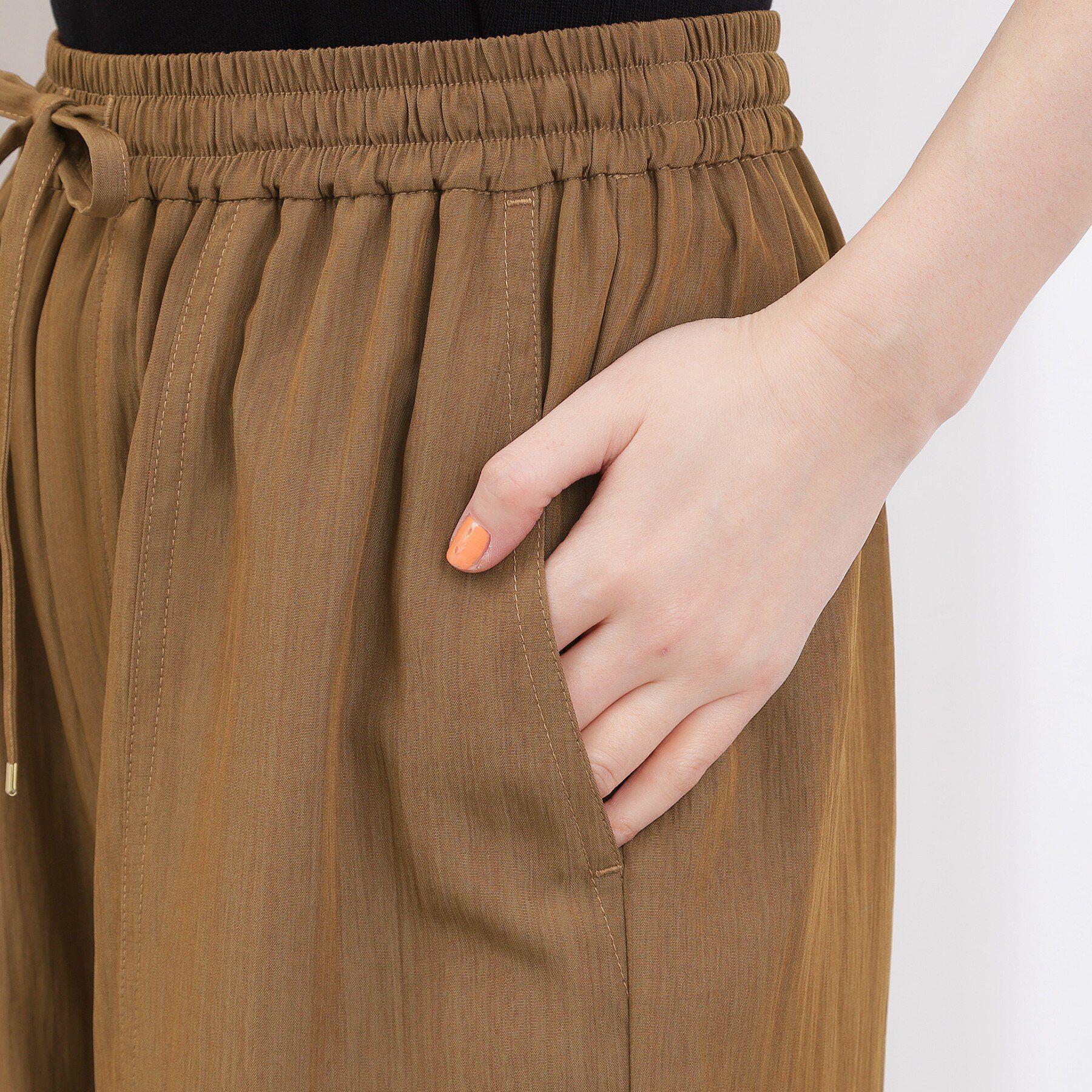 grove「【貴島明日香さん着用】リラックスドロストイージーワイドパンツ」|その他|