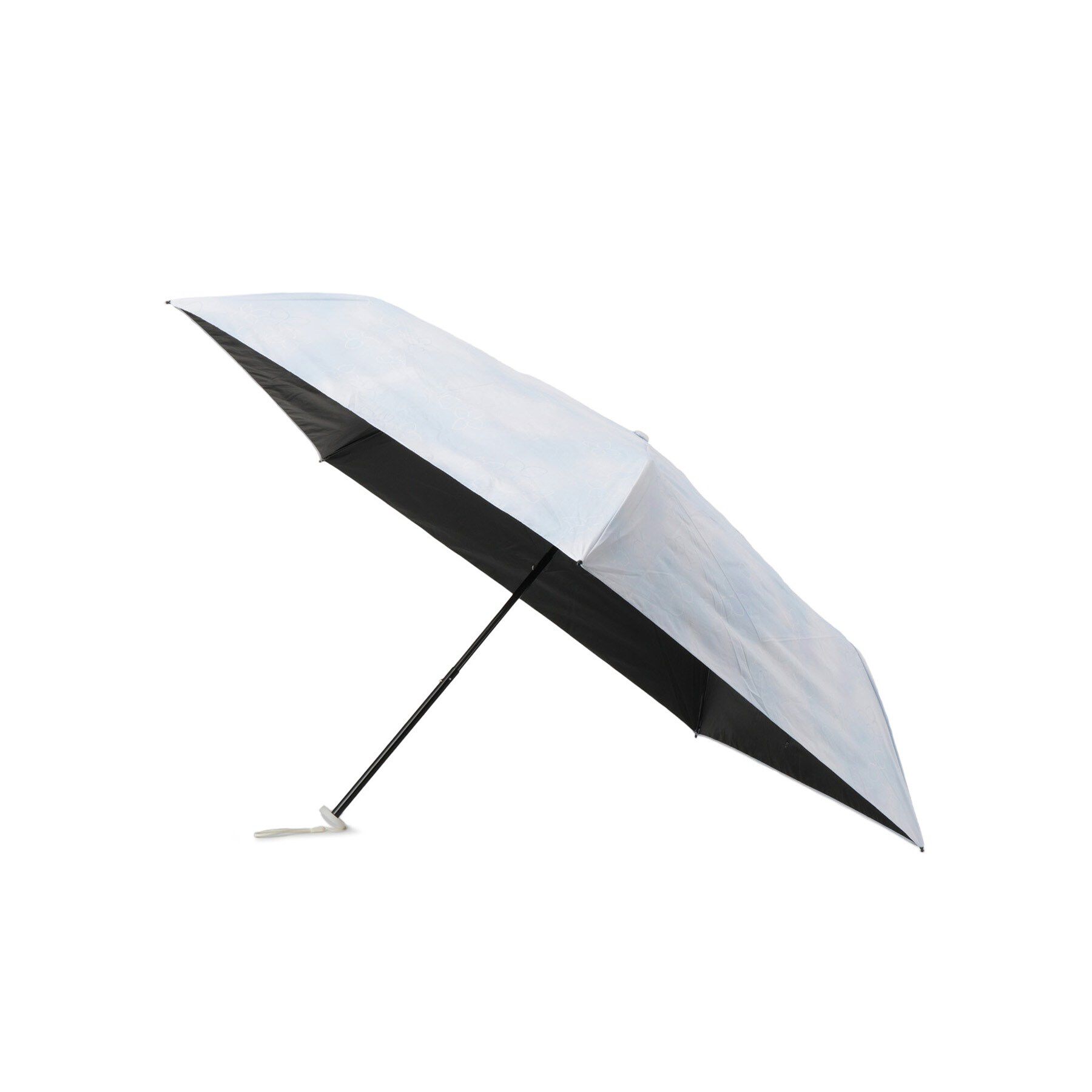 grove「遮光軽量 日傘 はなゆら ミニ 折りたたみ  晴雨兼用 Wpc．」|傘|ブルー(091)