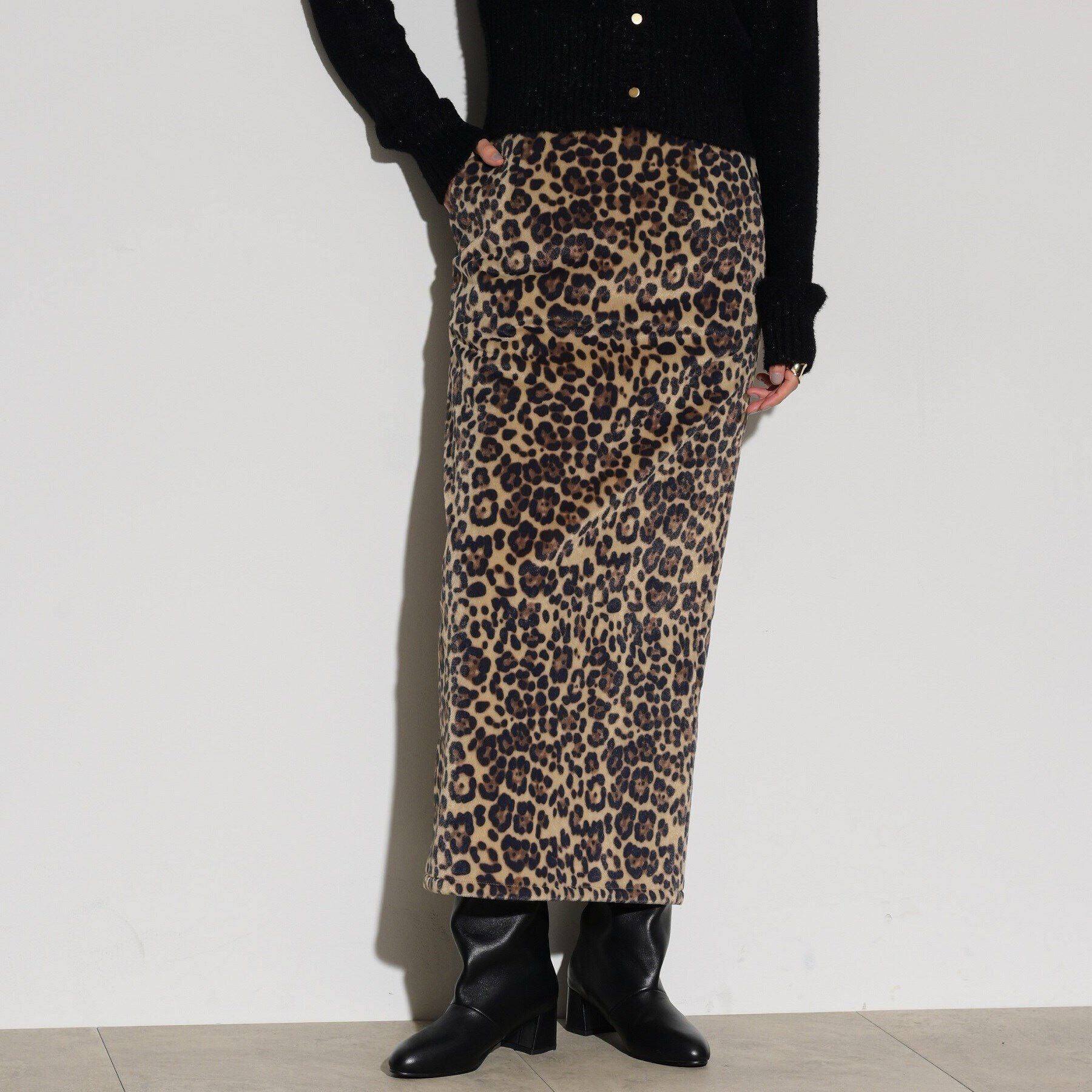 GALLEST「レオパードタイトスカート」|スカート|ﾌﾞﾗｳﾝ(543)