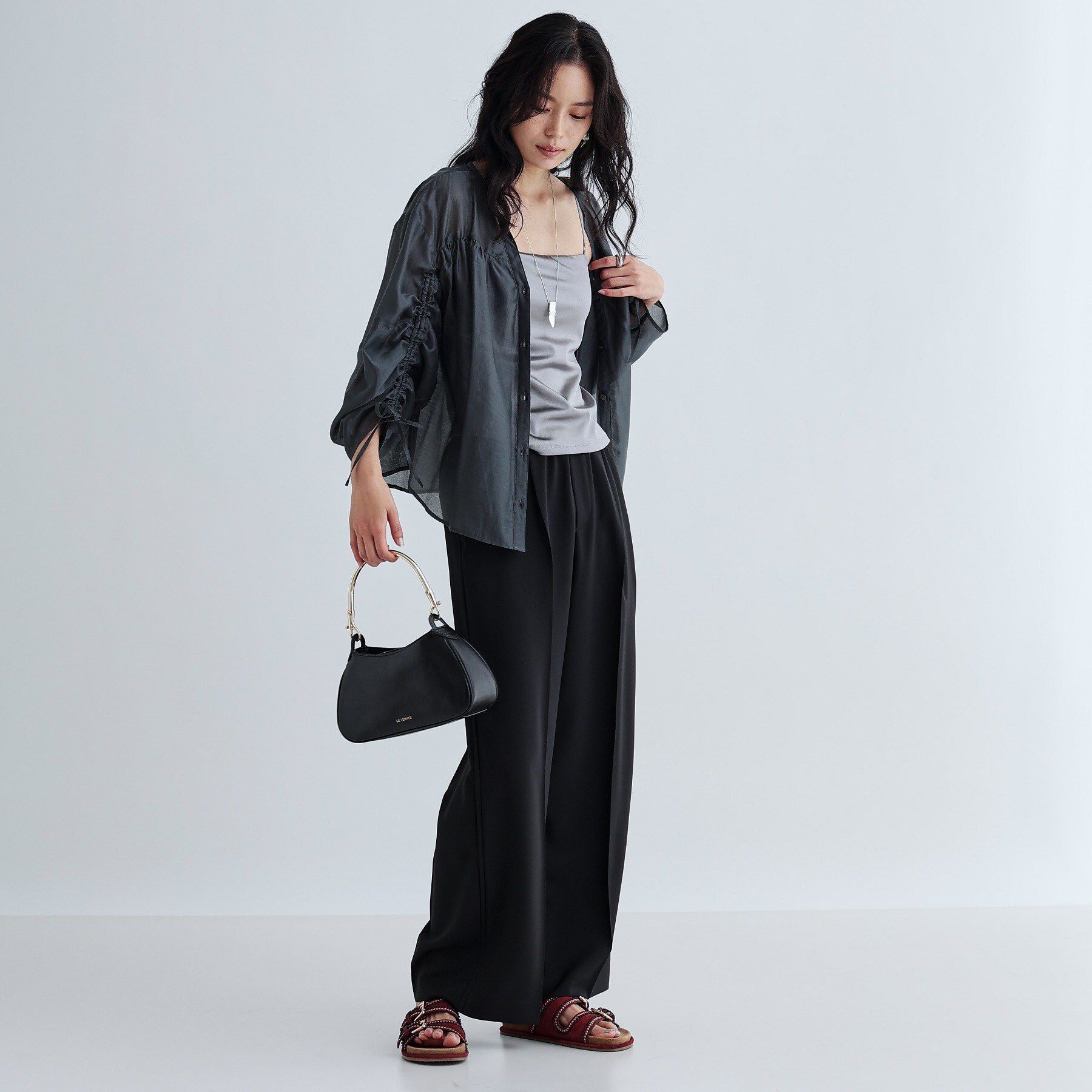 GALLEST「【セットアップ対応】イージーストレートワイドパンツ【カセット服／オケージョン／通勤】」|その他|