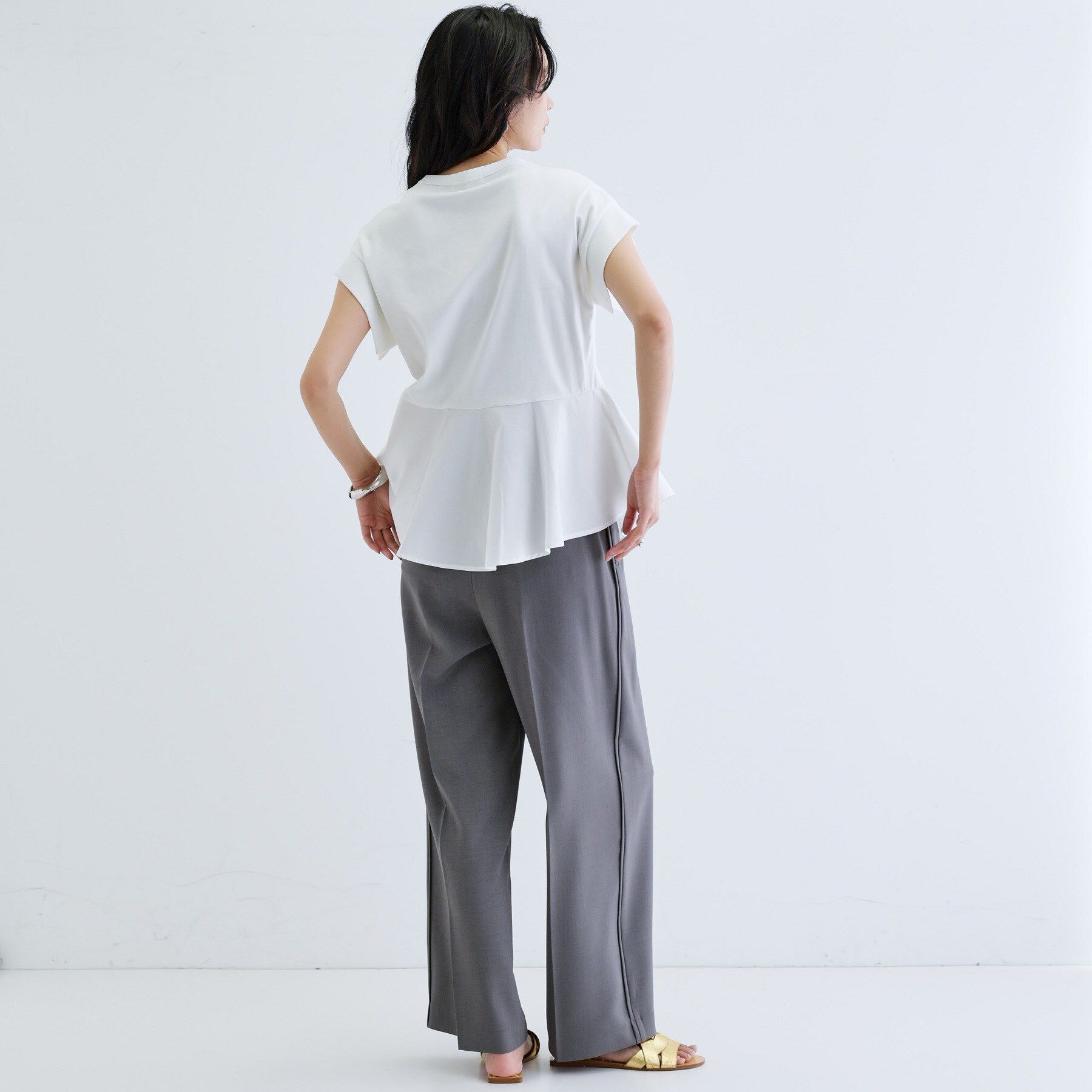 GALLEST「【セットアップ対応】イージーストレートワイドパンツ【カセット服／オケージョン／通勤】」|その他|