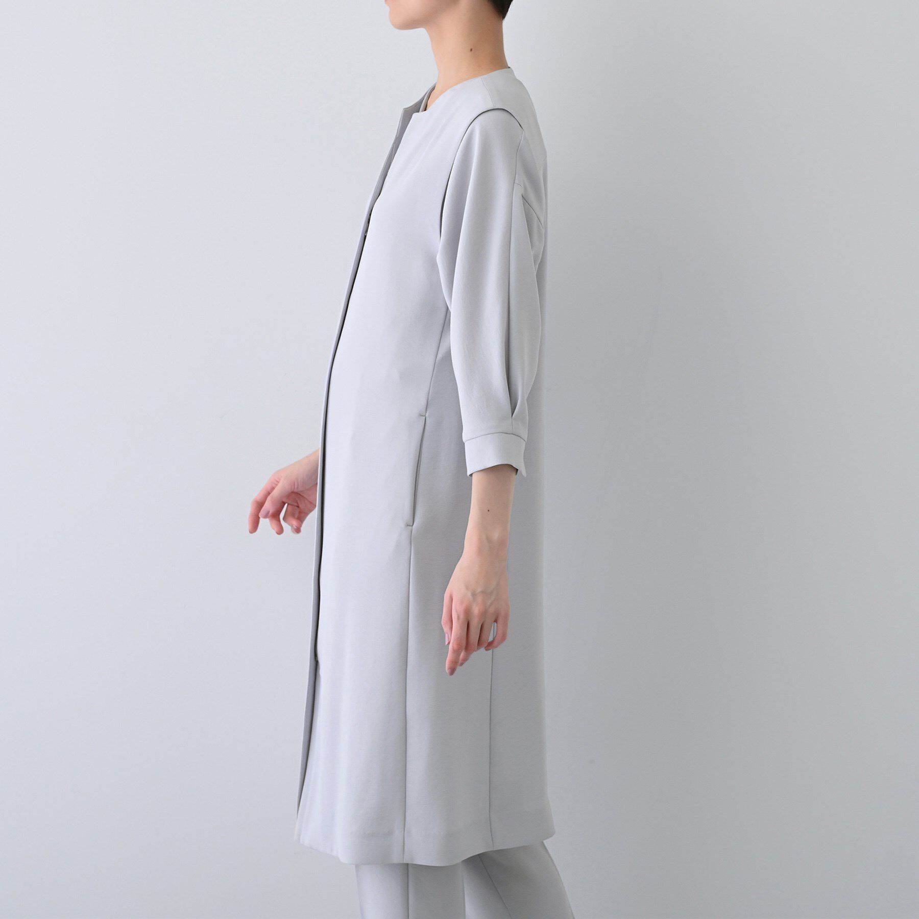 INDIVI「【着る日傘/遮熱/UVケア】ロングジレジャケット」|ベスト・ジレ|