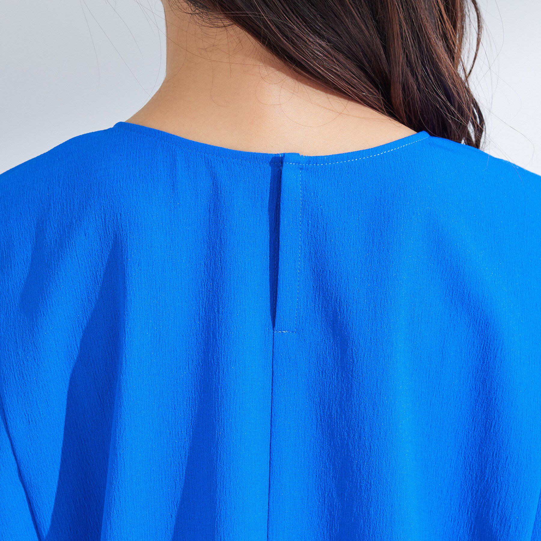 INDIVI「【体型カバー】スクエアブラウス」|シャツ・ブラウス|