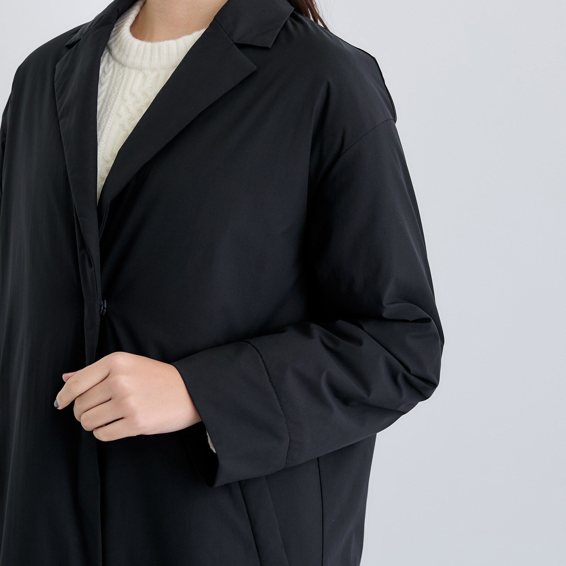 INDIVI「【超軽量／蓄熱】ライトパフチェスターコート」|ダウン|