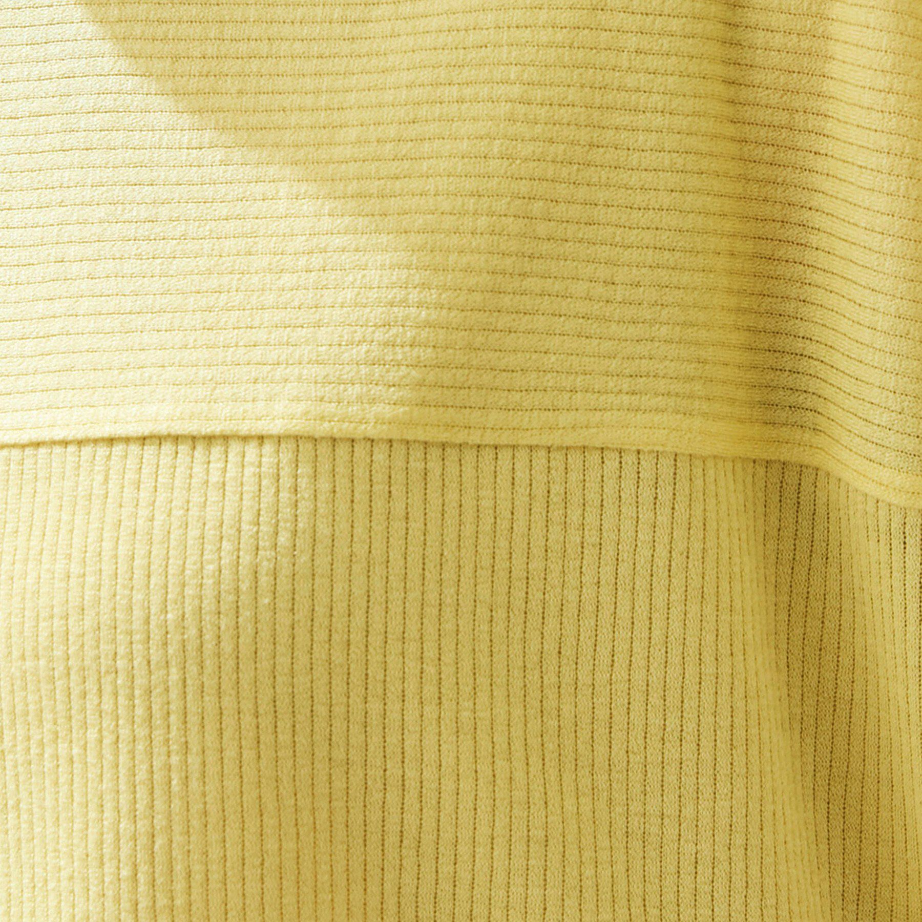 INDIVI「【洗える／アンサンブル可能】シアースストライプトップス」|Tシャツ・カットソー|