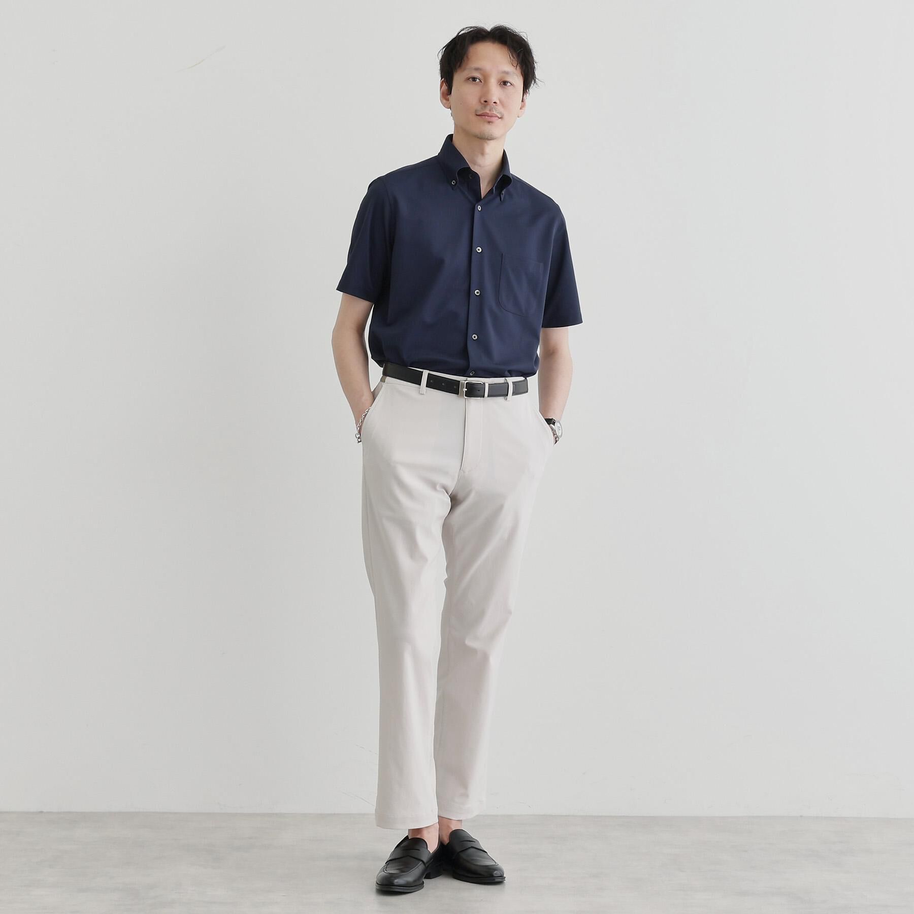 TAKEO KIKUCHI「ユーティリティ ピンヘッド 半袖シャツ」|シャツ・ブラウス|