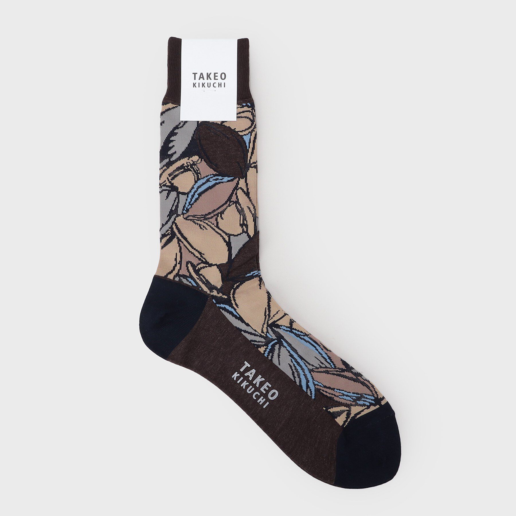 TAKEO KIKUCHI「カカオ柄ソックス」|ソックス|ネイビー(094)