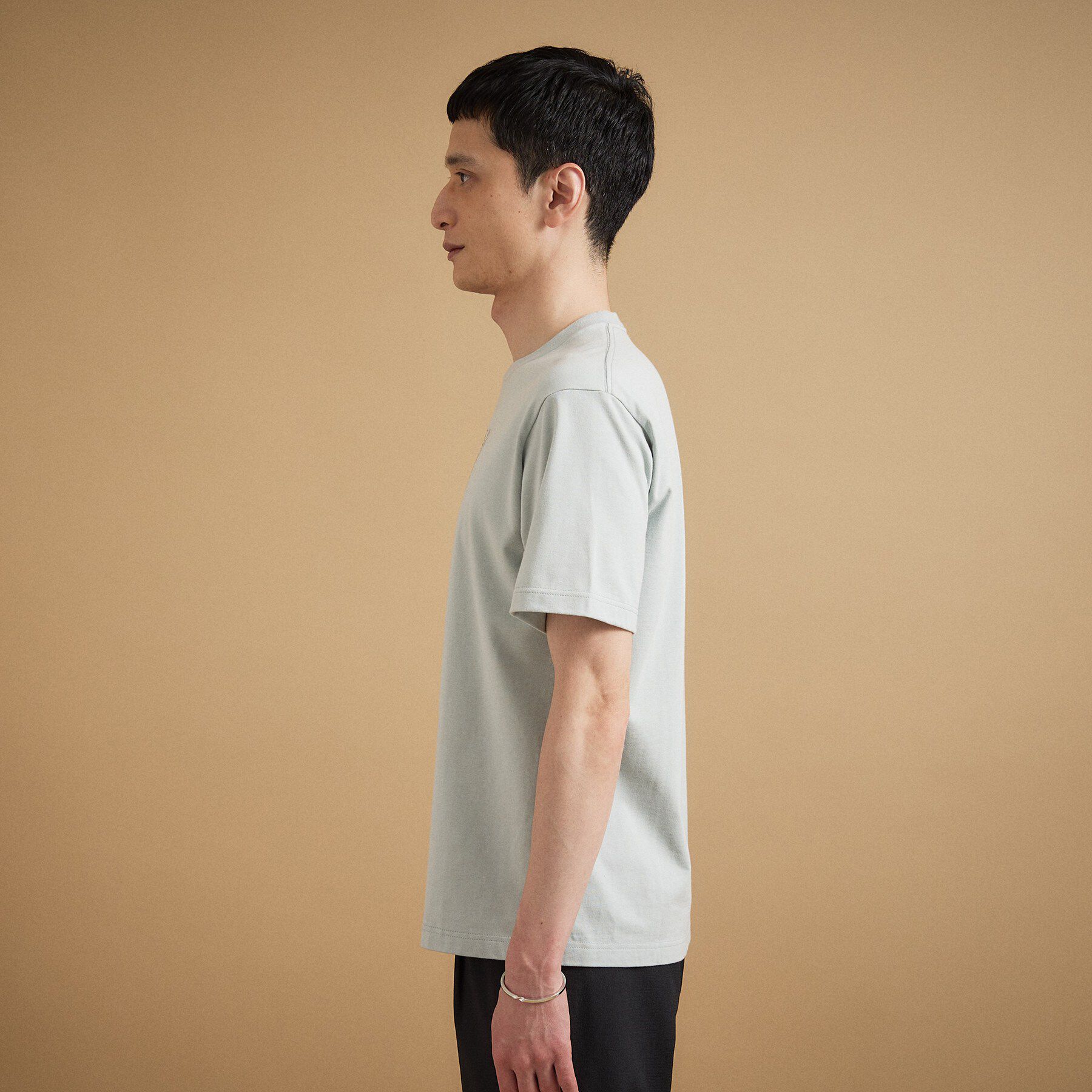 TAKEO KIKUCHI「カカオ柄スクエアプリント 天竺Tシャツ」|Tシャツ・カットソー|