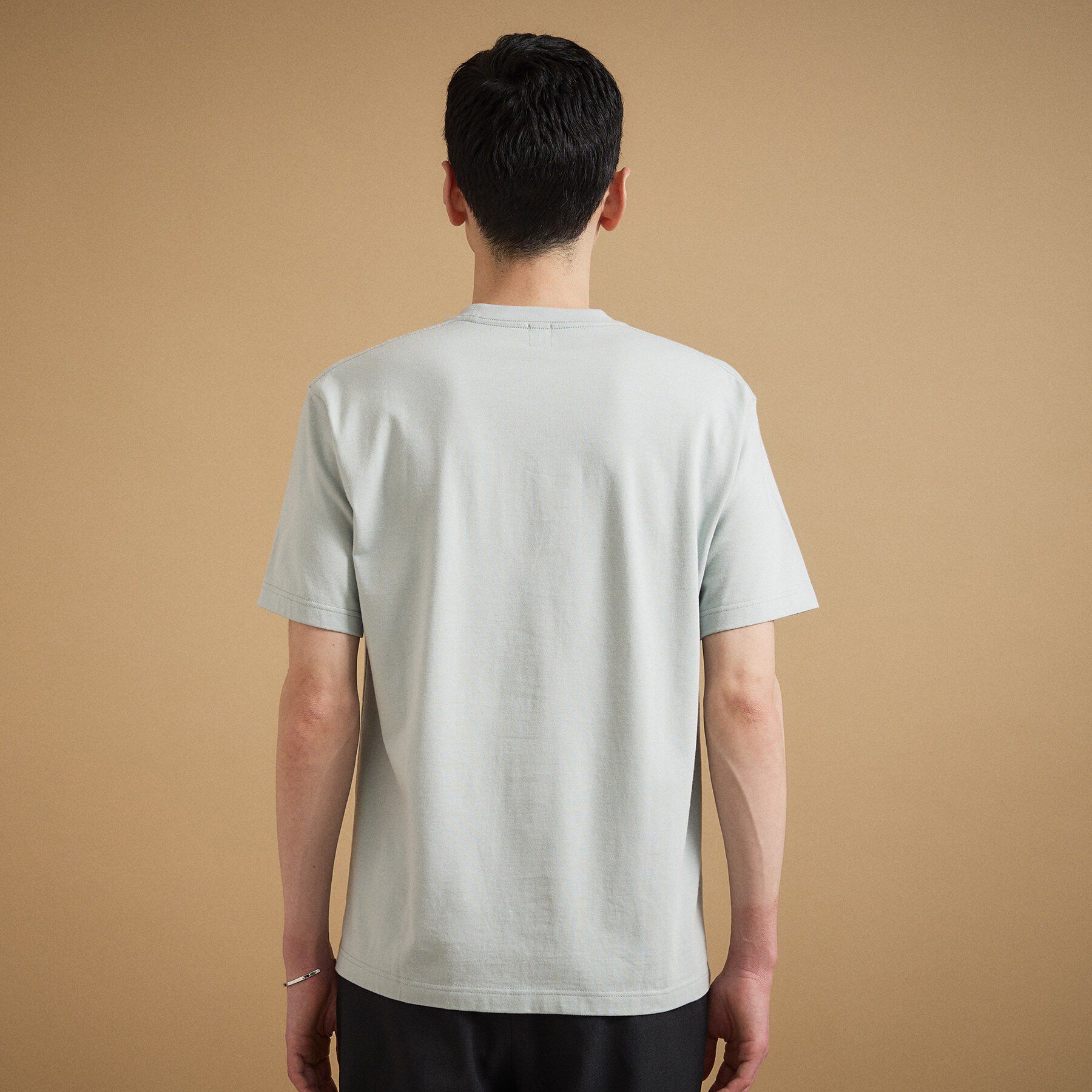 TAKEO KIKUCHI「カカオ柄スクエアプリント 天竺Tシャツ」|Tシャツ・カットソー|