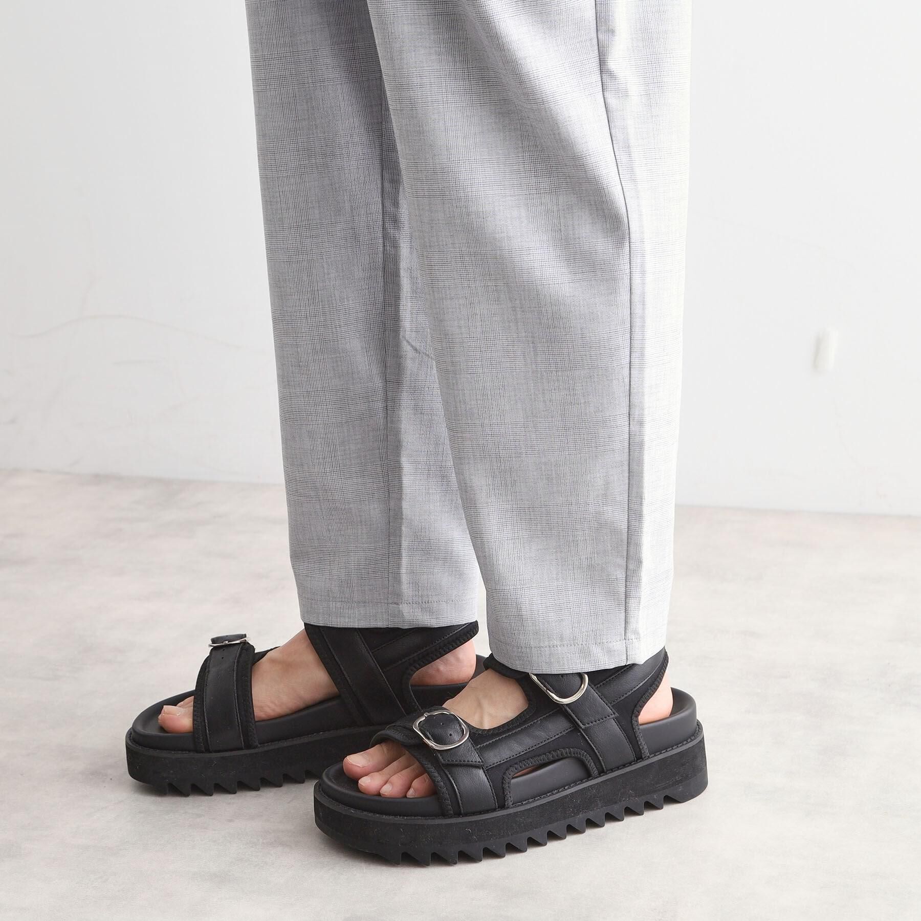 tk.TAKEO KIKUCHI「身長＋4.2cmアソートシャークソールボリュームサンダル」|サンダル|