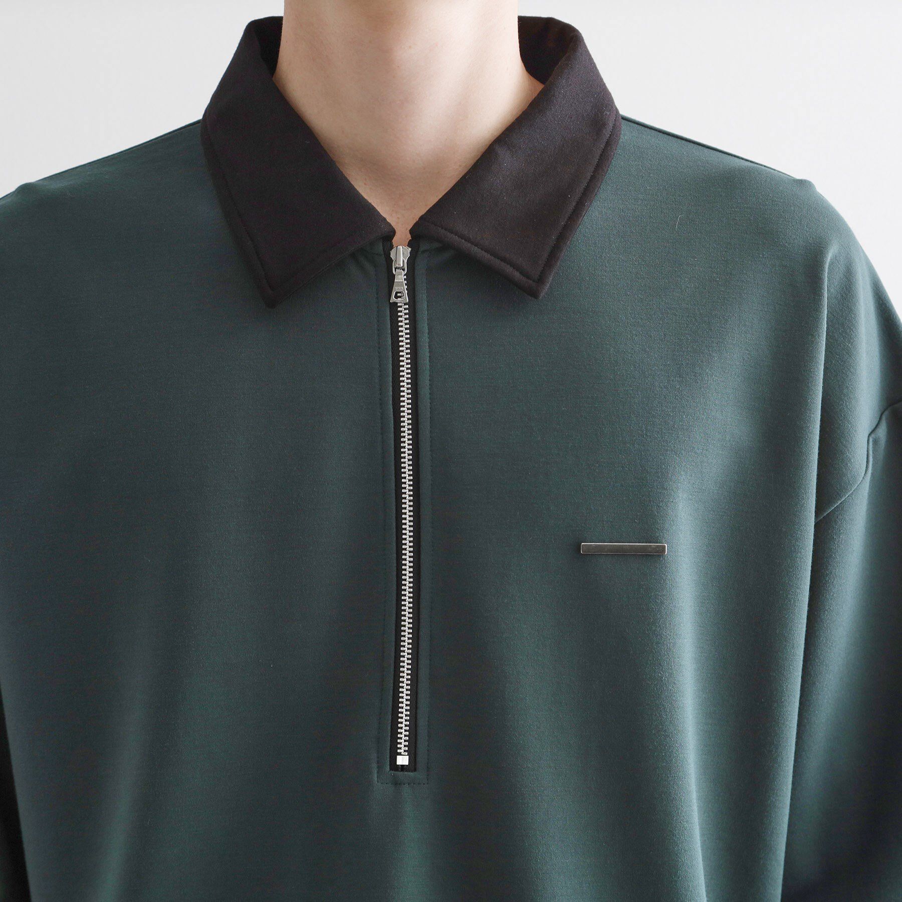 tk.TAKEO KIKUCHI「配色ハーフジップポロシャツ」|ポロシャツ|