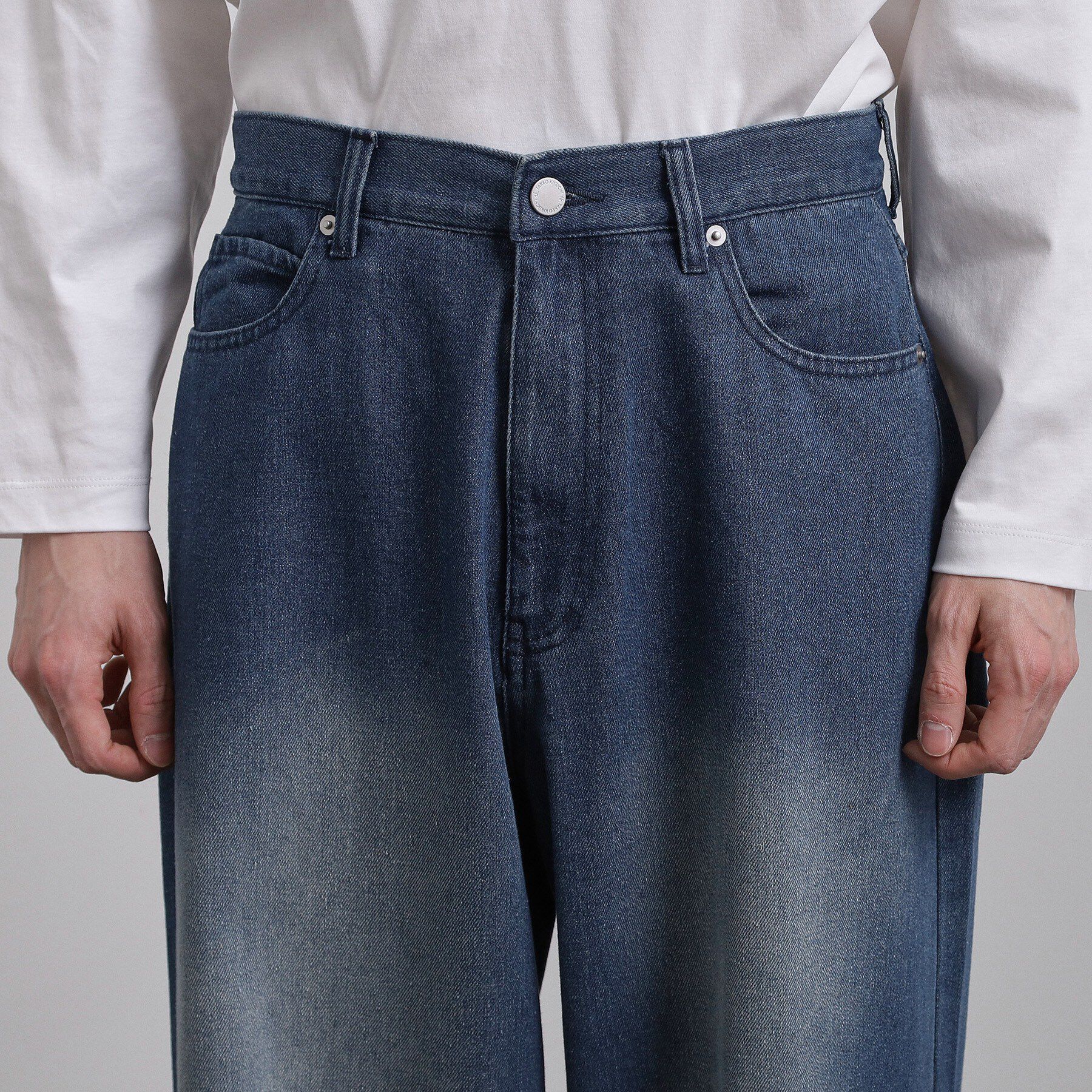 tk.TAKEO KIKUCHI「スーパーワイドバギーデニムパンツ」|デニム|