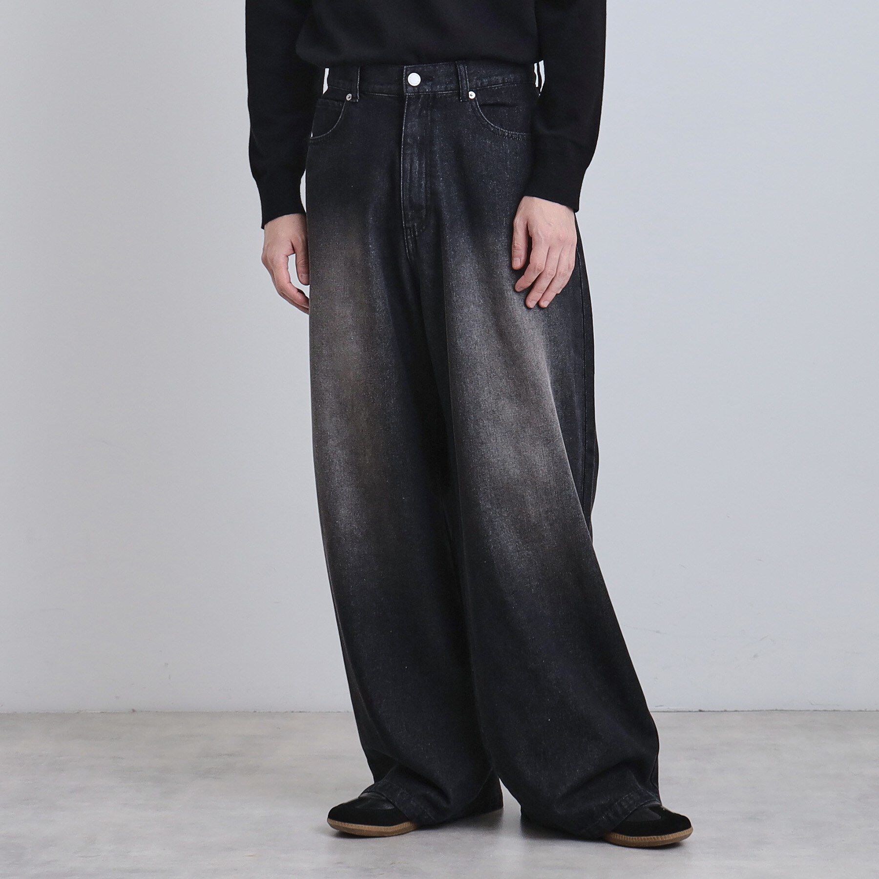 tk.TAKEO KIKUCHI「スーパーワイドバギーデニムパンツ」|デニム|
