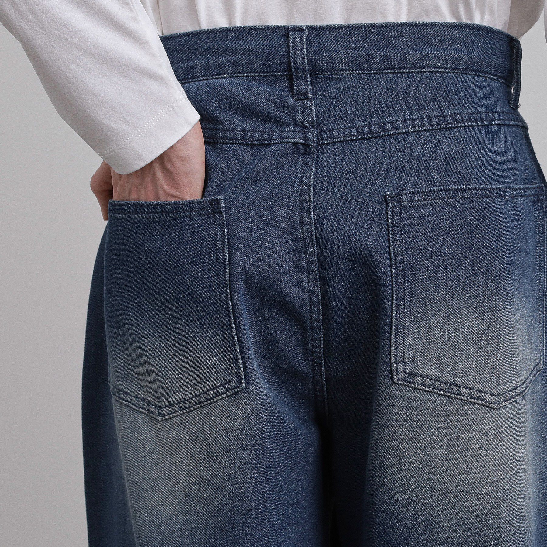 tk.TAKEO KIKUCHI「スーパーワイドバギーデニムパンツ」|デニム|