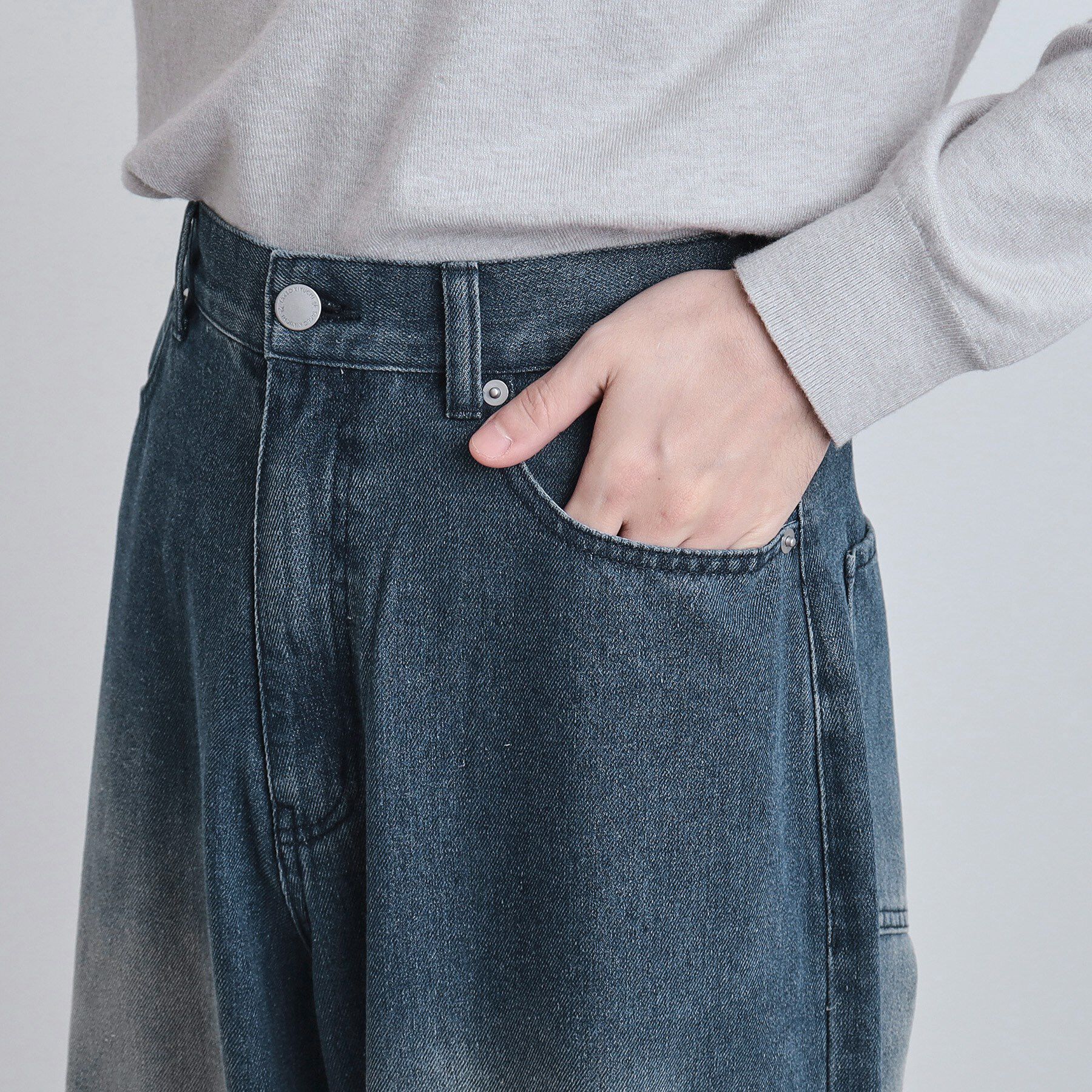 tk.TAKEO KIKUCHI「スーパーワイドバギーデニムパンツ」|デニム|