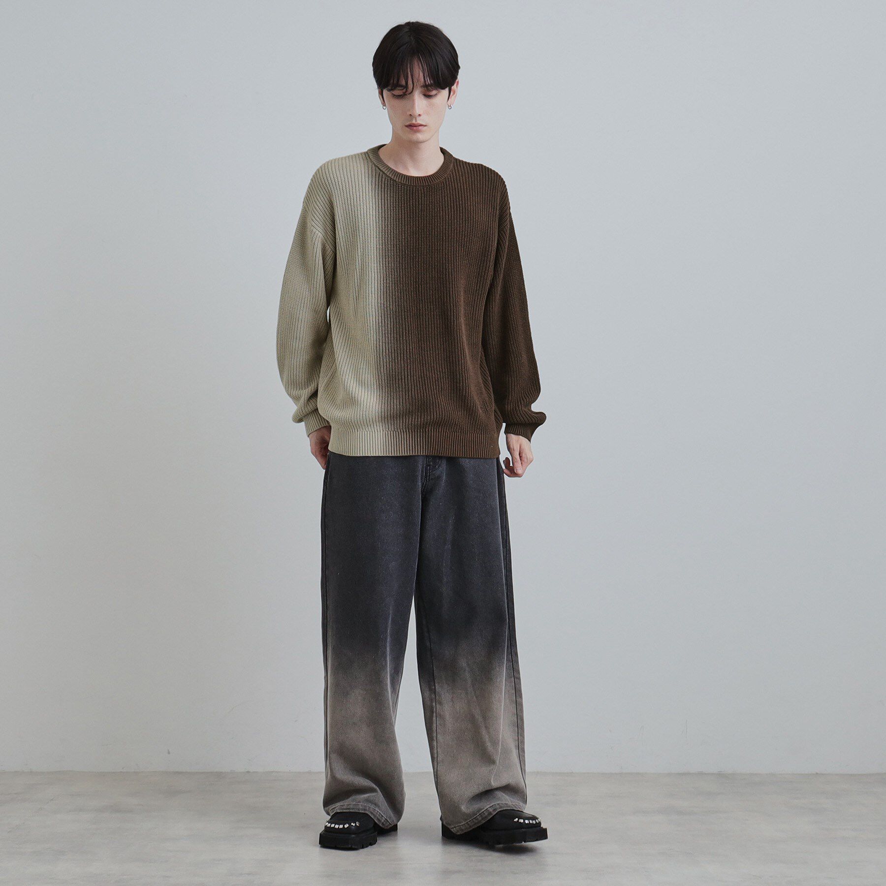 tk.TAKEO KIKUCHI「グラデダイニットプルオーバー」|ニット・セーター|