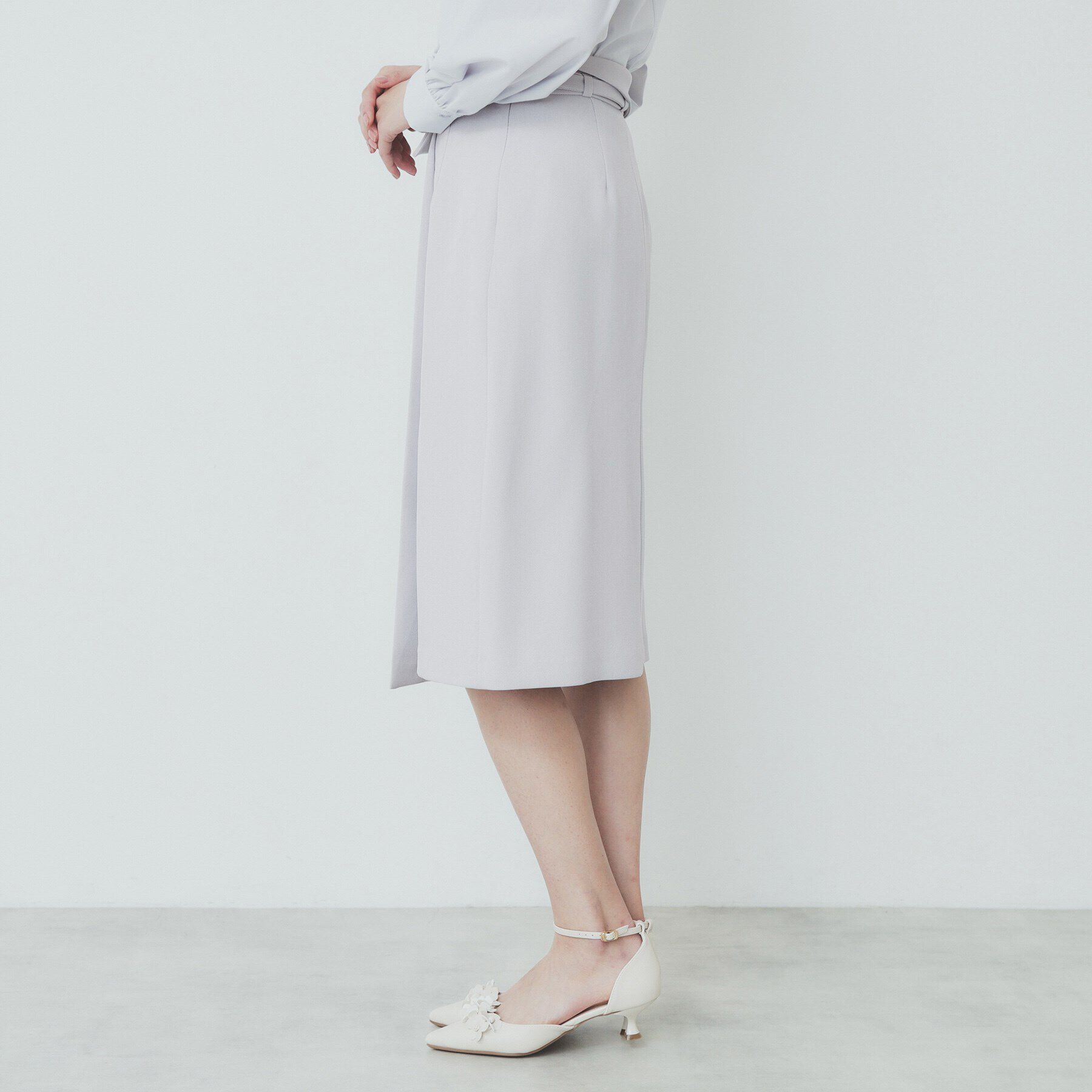 index「Aラインラップスカート【洗濯機洗い可/イージーアイロン/防シワ】」|スカート|
