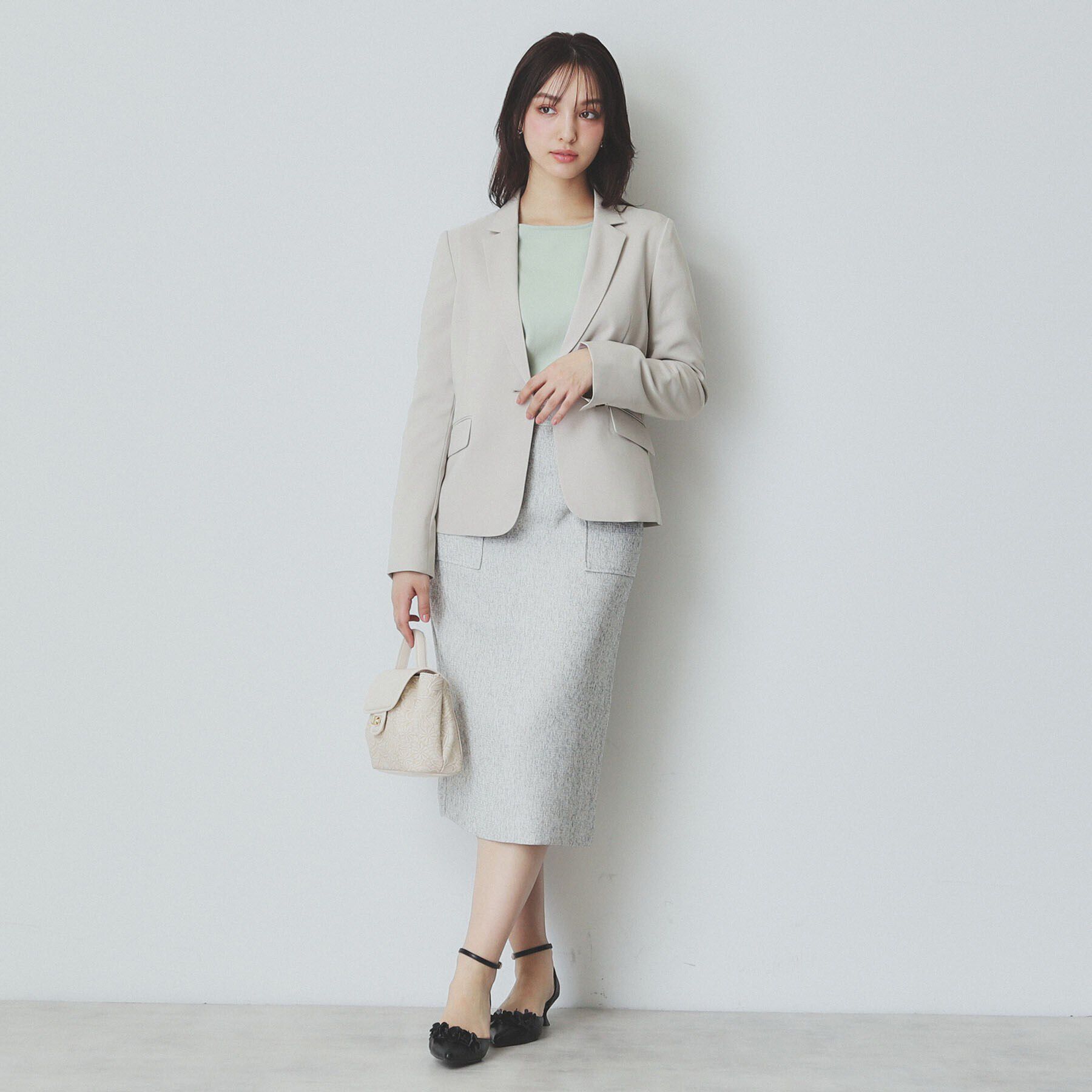 index「ドライタッチストレッチテーラードジャケット//セットアップ対応【洗濯機洗い可/イージーアイロン】」|テーラードジャケット|