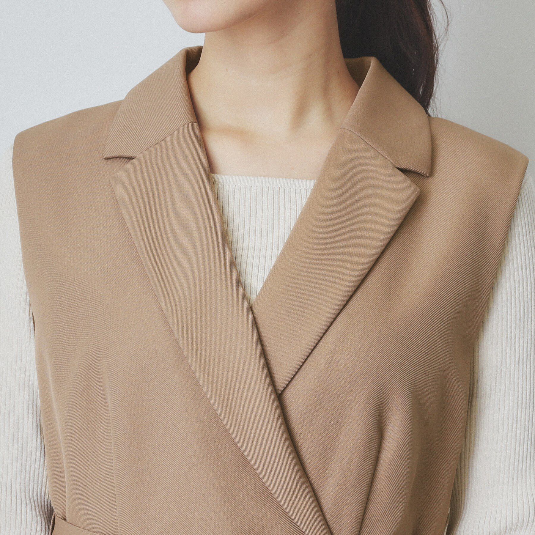 index「衿付きトレンチワンピース【洗濯機洗い可/防シワ/イージーアイロン】」|ワンピース|