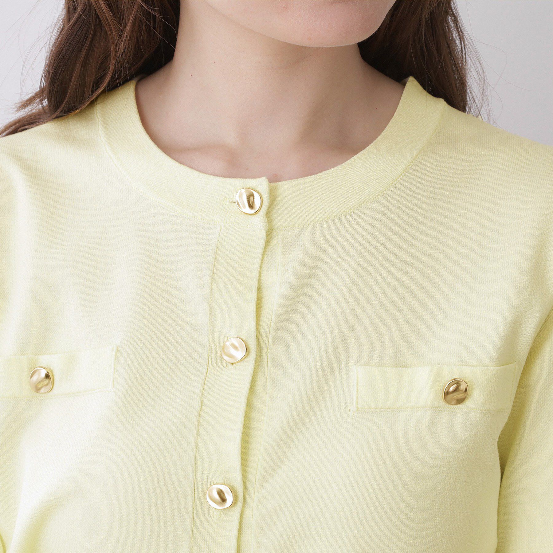 index「ボクシークルーネックカーディガン【洗濯機OK】《5col》」|カーディガン|