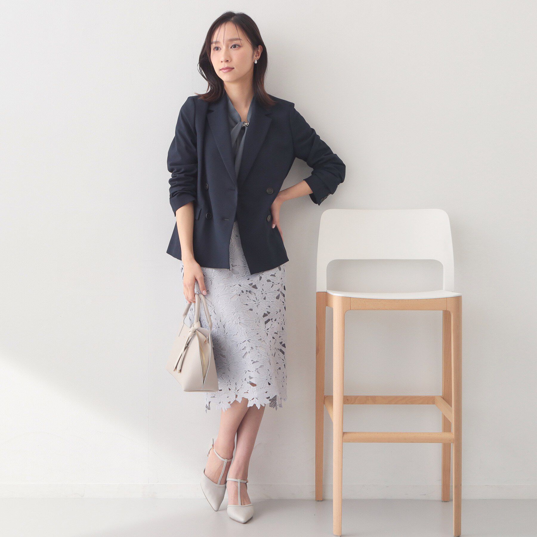 index「ダブルブレストジャケット/セットアップ対応可【洗える/接触冷感/吸水速乾/防シワ/ストレッチ】」|テーラードジャケット|