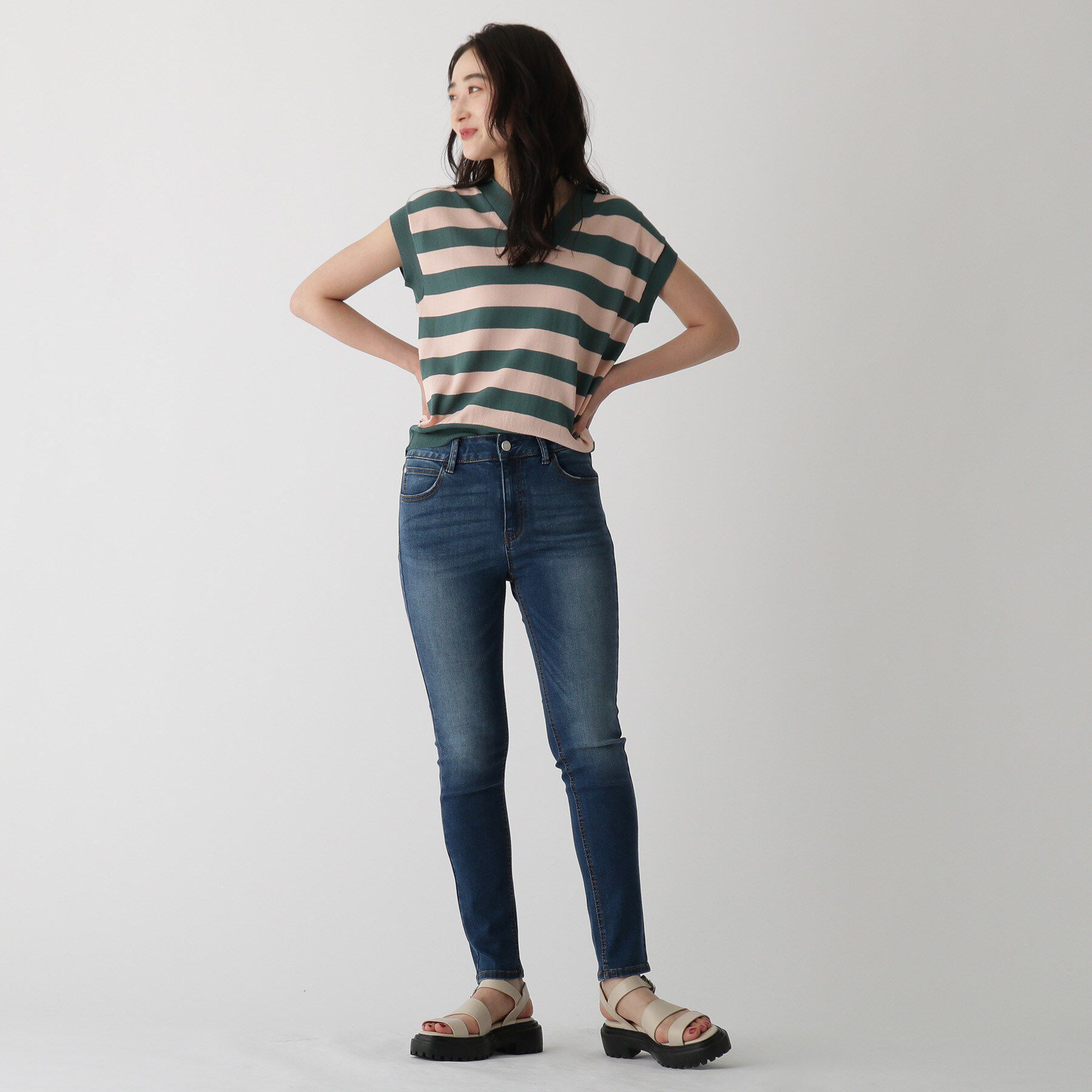 OPAQUE.CLIP「ストレッチスキニーパンツ」|その他|