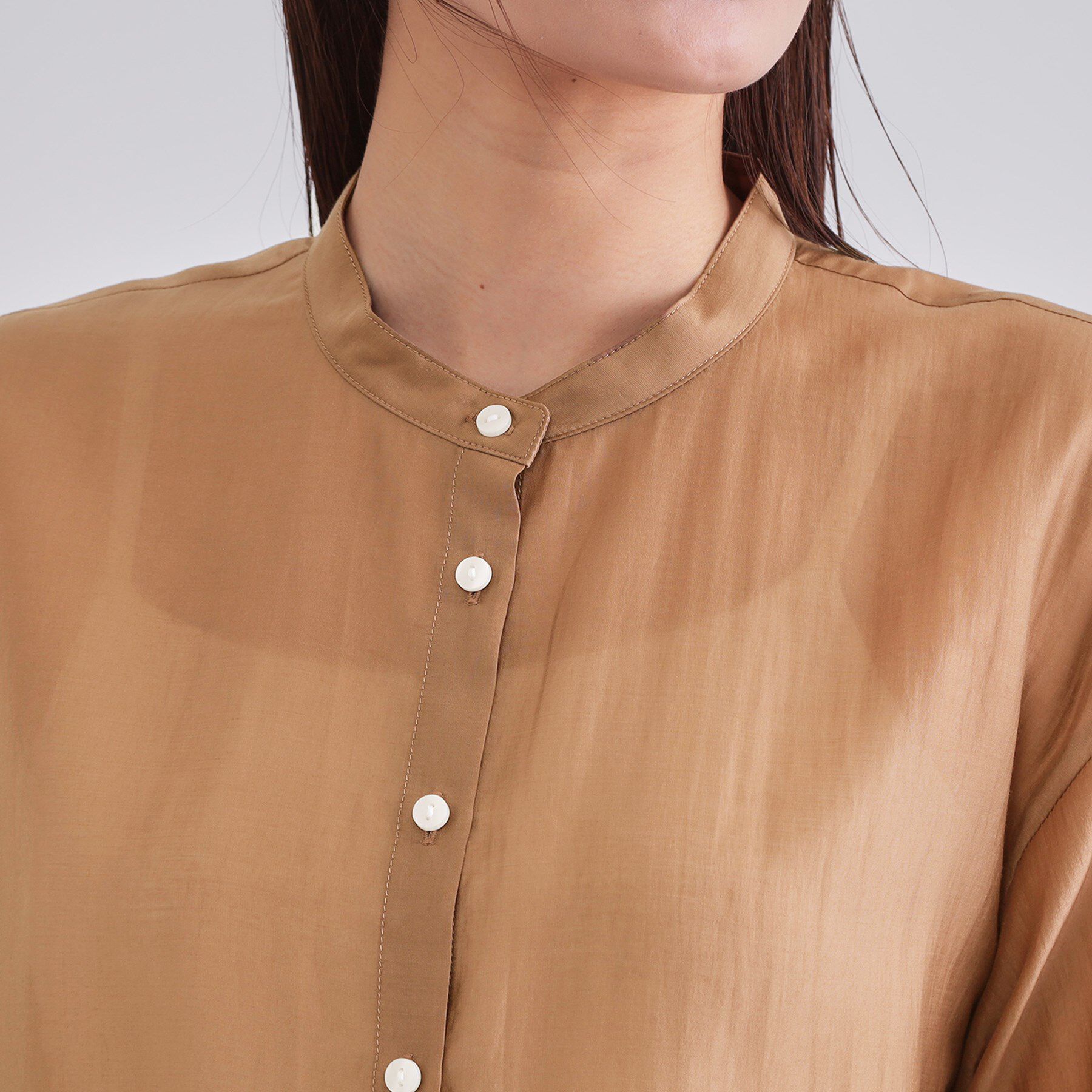 OPAQUE.CLIP「シアーペプラムブラウス【洗濯機洗い可】」|シャツ・ブラウス|