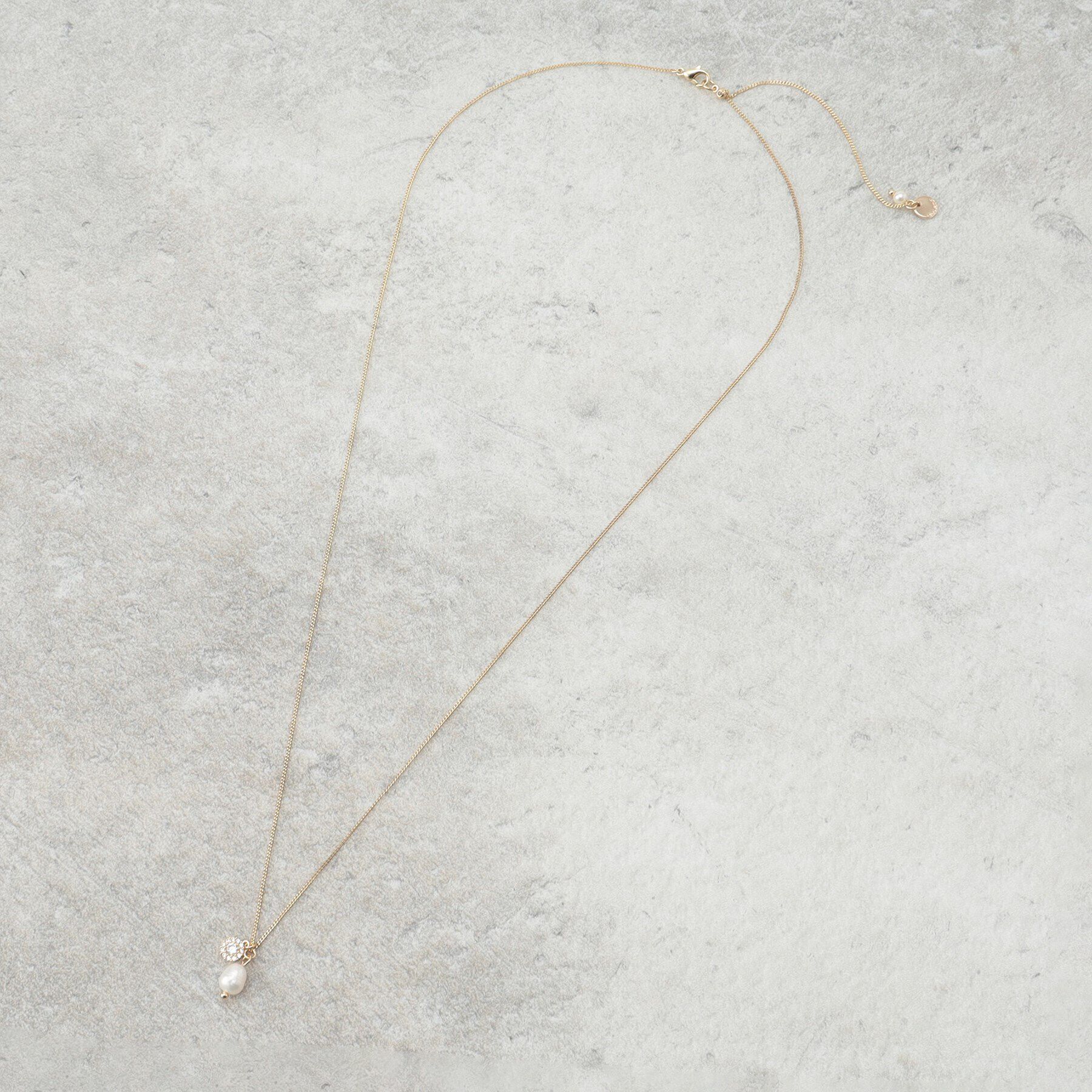 OPAQUE.CLIP「淡水パール&times;ビジューネックレス」|ネックレス|