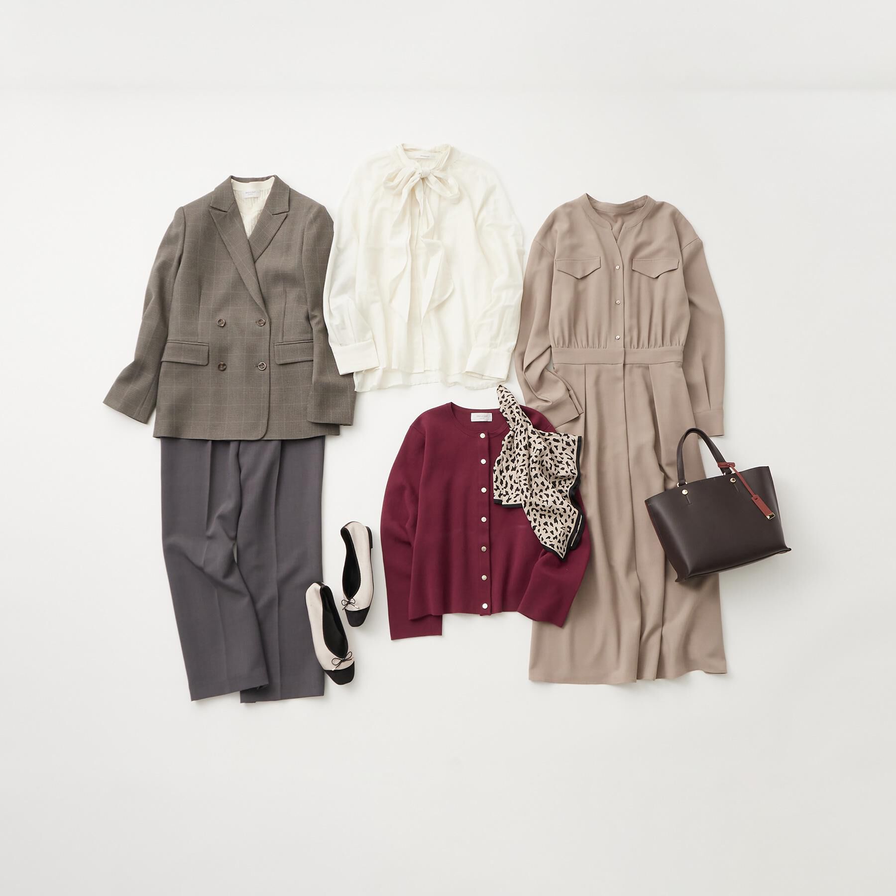 OPAQUE.CLIP「スナップボタンニットカーディガン【UVケア/洗濯機OK】《6col/S～LL》」|カーディガン|