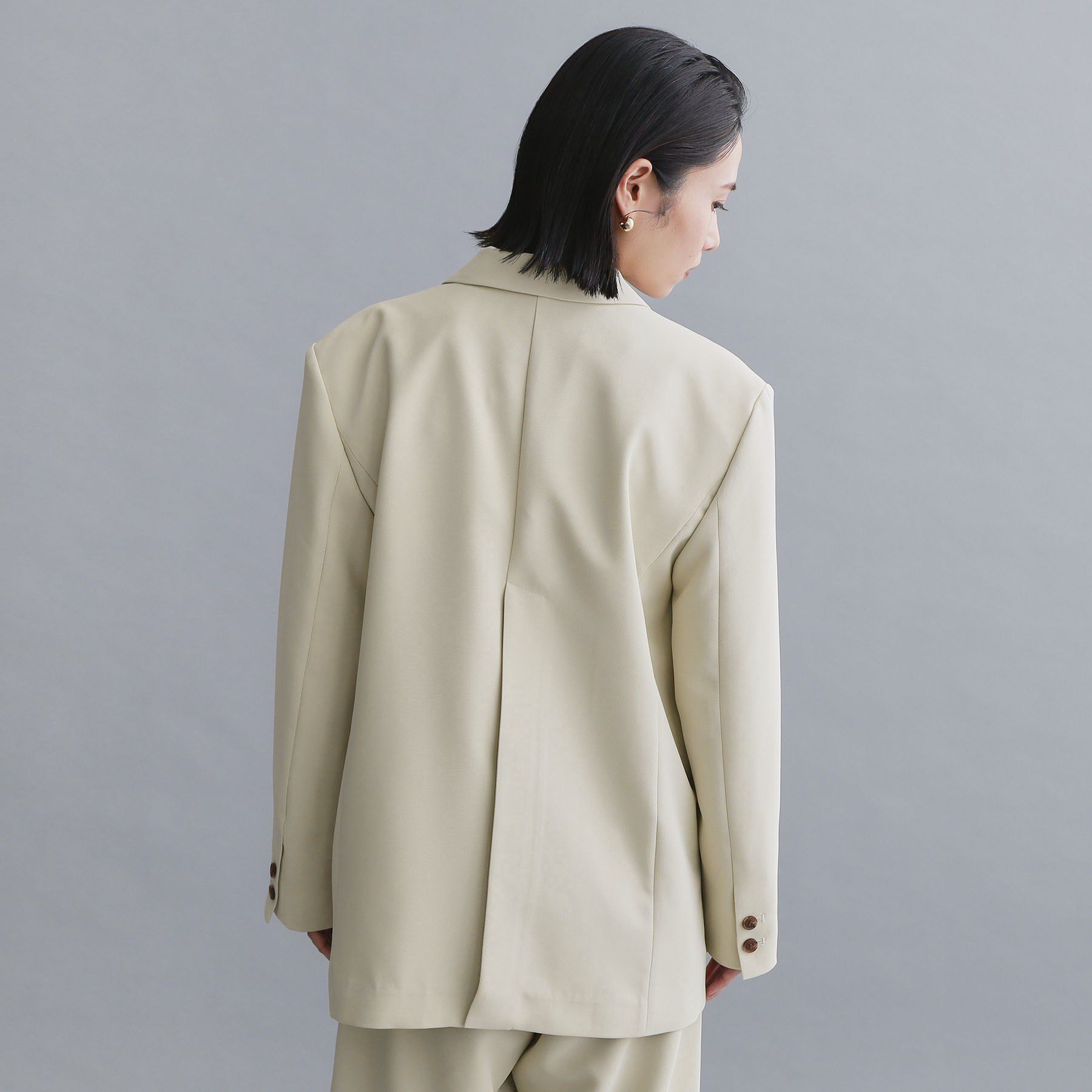 OPAQUE.CLIP「【es】ダブルブレストテーラードジャケット/セットアップ対応可【洗える】」|テーラードジャケット|