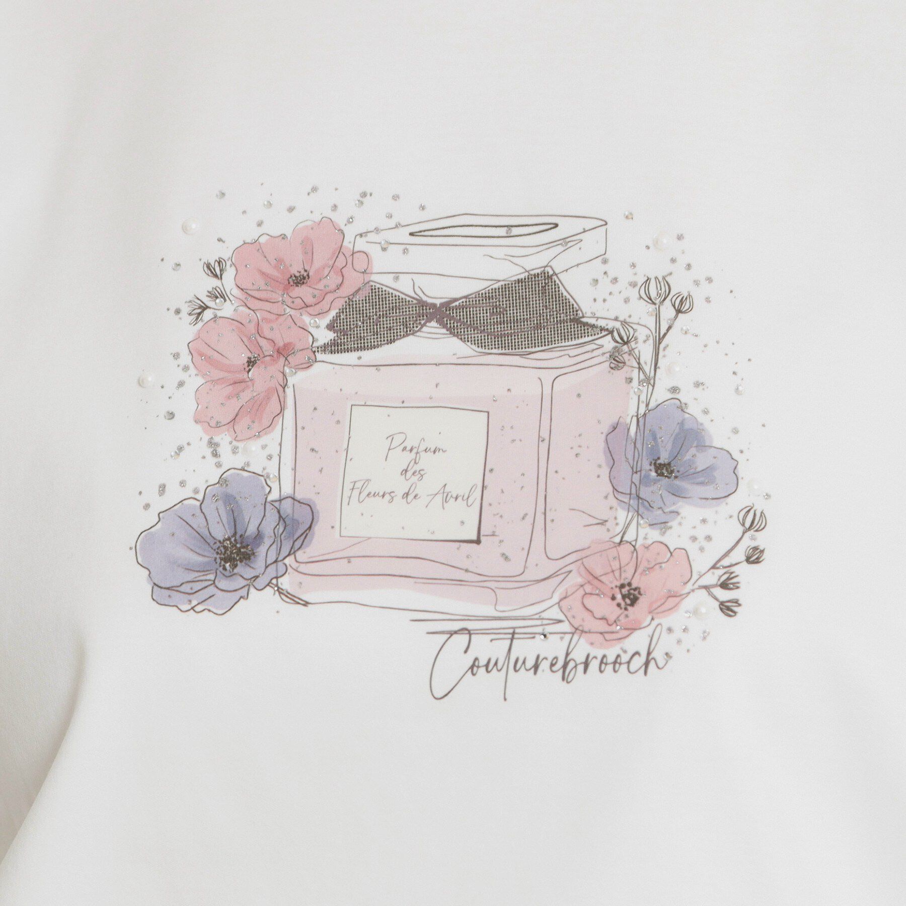 Couture broach「【接触冷感・UVカット】パフュームプリントTシャツ」|Tシャツ・カットソー|