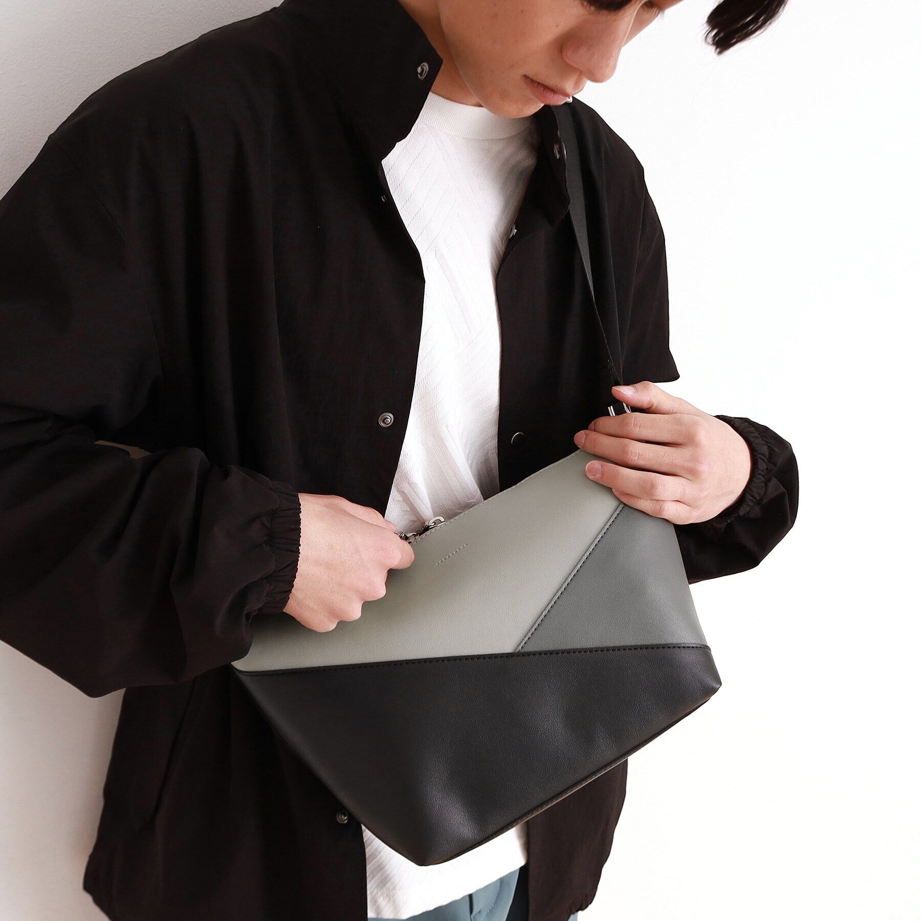 THE SHOP TK「【新色追加】パネルラインショルダー」|ショルダー・メッセンジャー|