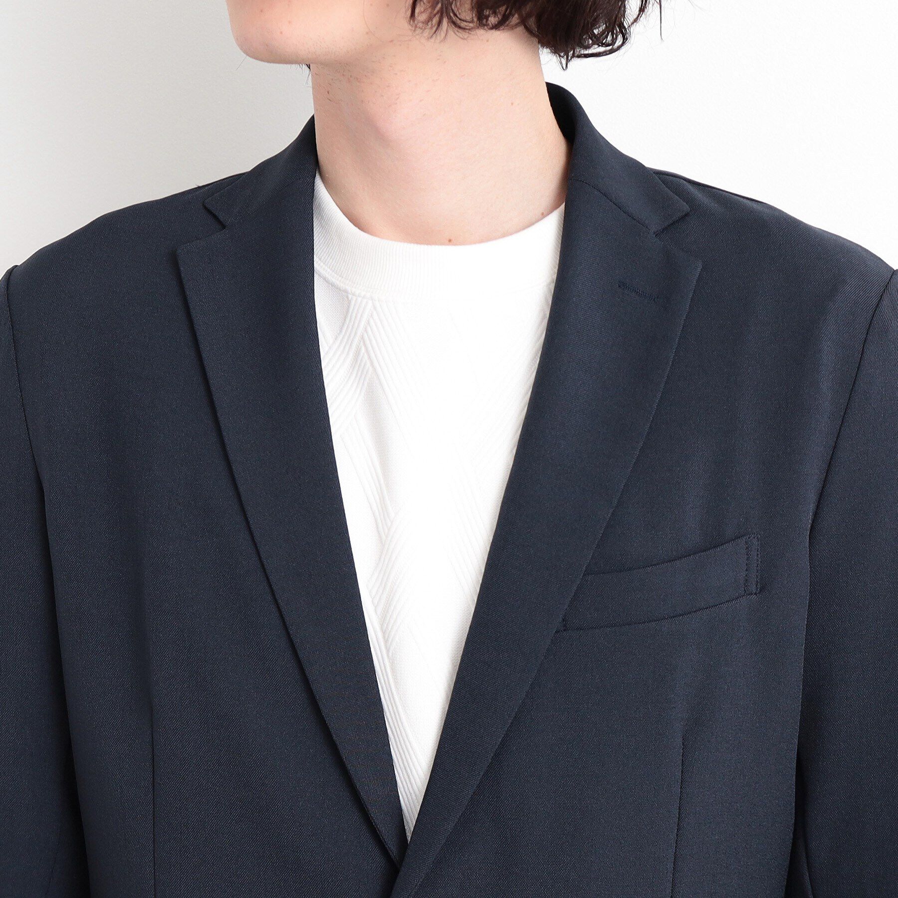 THE SHOP TK「【CAVIAN/キャビアン】リサイクルシャークスキンテーラードジャケット セットアップ可」|テーラードジャケット|