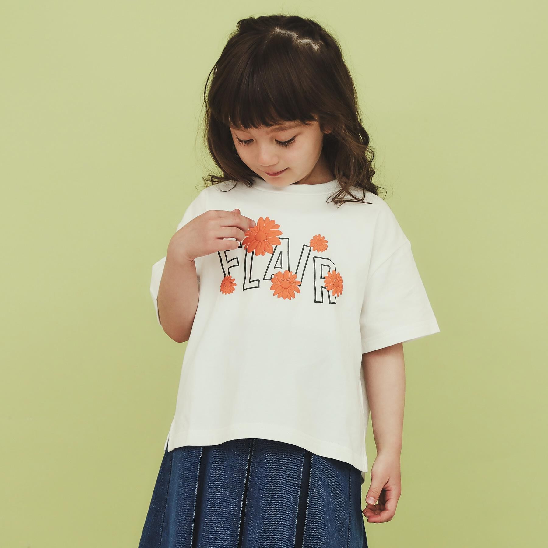 THE SHOP TK「【110-150/6色展開】アソートプリントTシャツ/洗濯機OK」|Tシャツ・カットソー|オフホワイト(003