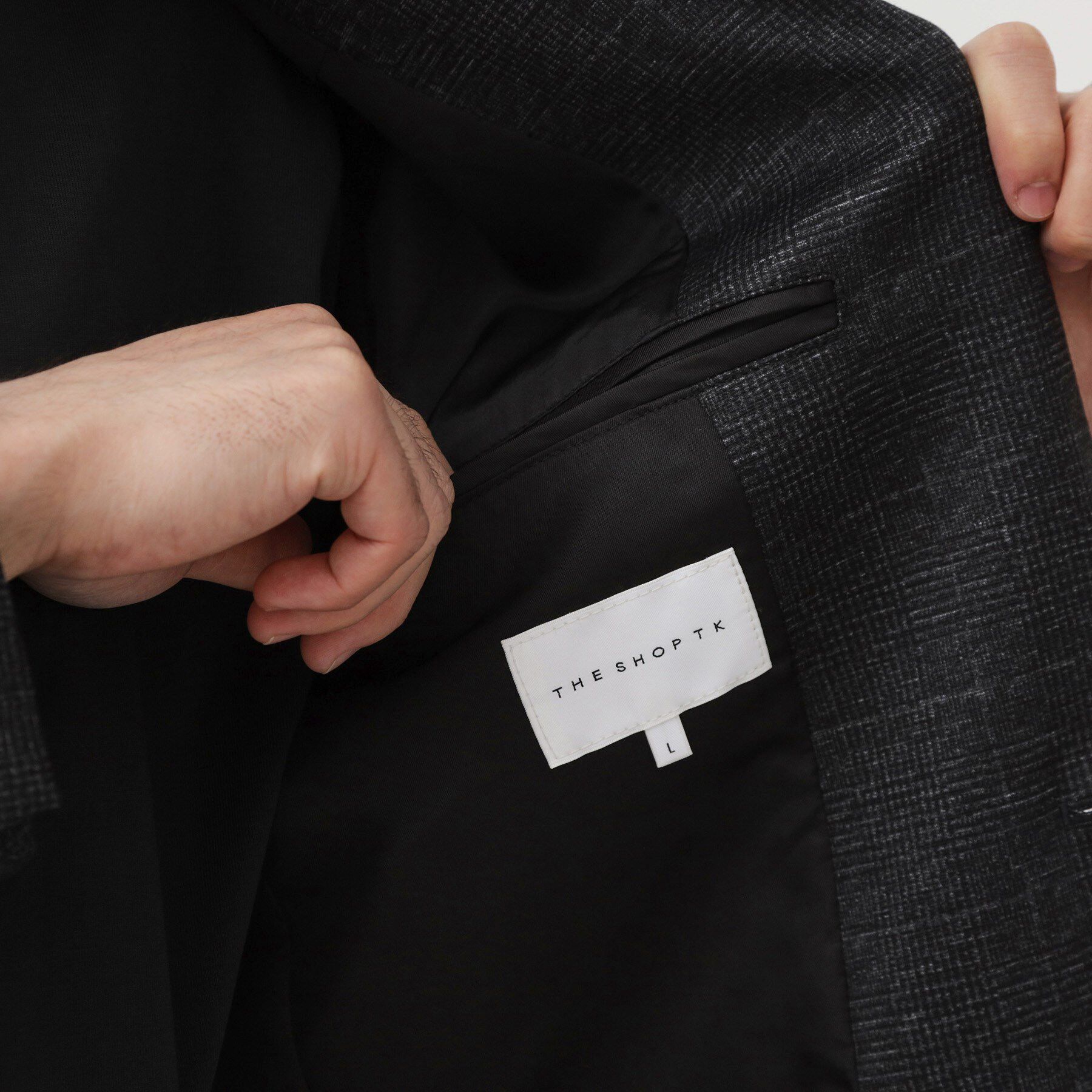 THE SHOP TK「ライトTRジャージジャケット【洗濯機OK/毛玉ができにくい/ストレッチ/セットアップ可】」|テーラードジャケット|