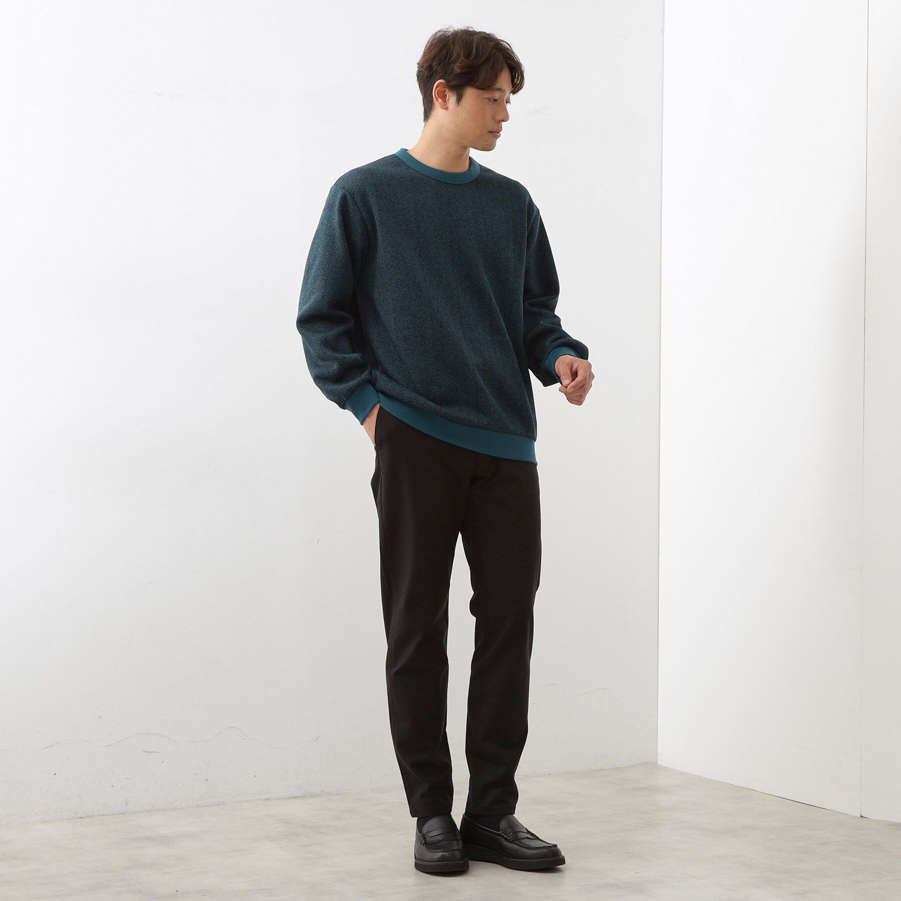 THE SHOP TK「【裏起毛で暖かい】レトロフリーススウェット 洗濯機OK」|パーカー|