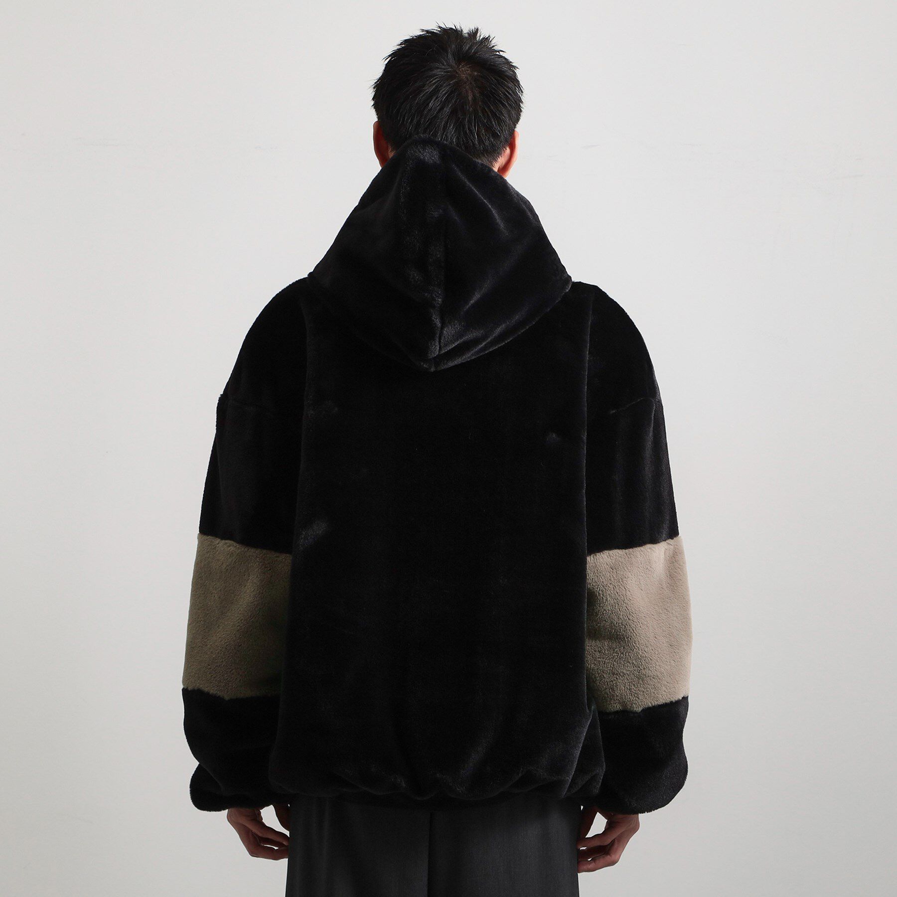 THE SHOP TK「フードフェイクファーブルゾン」|ブルゾン・スタジャン|