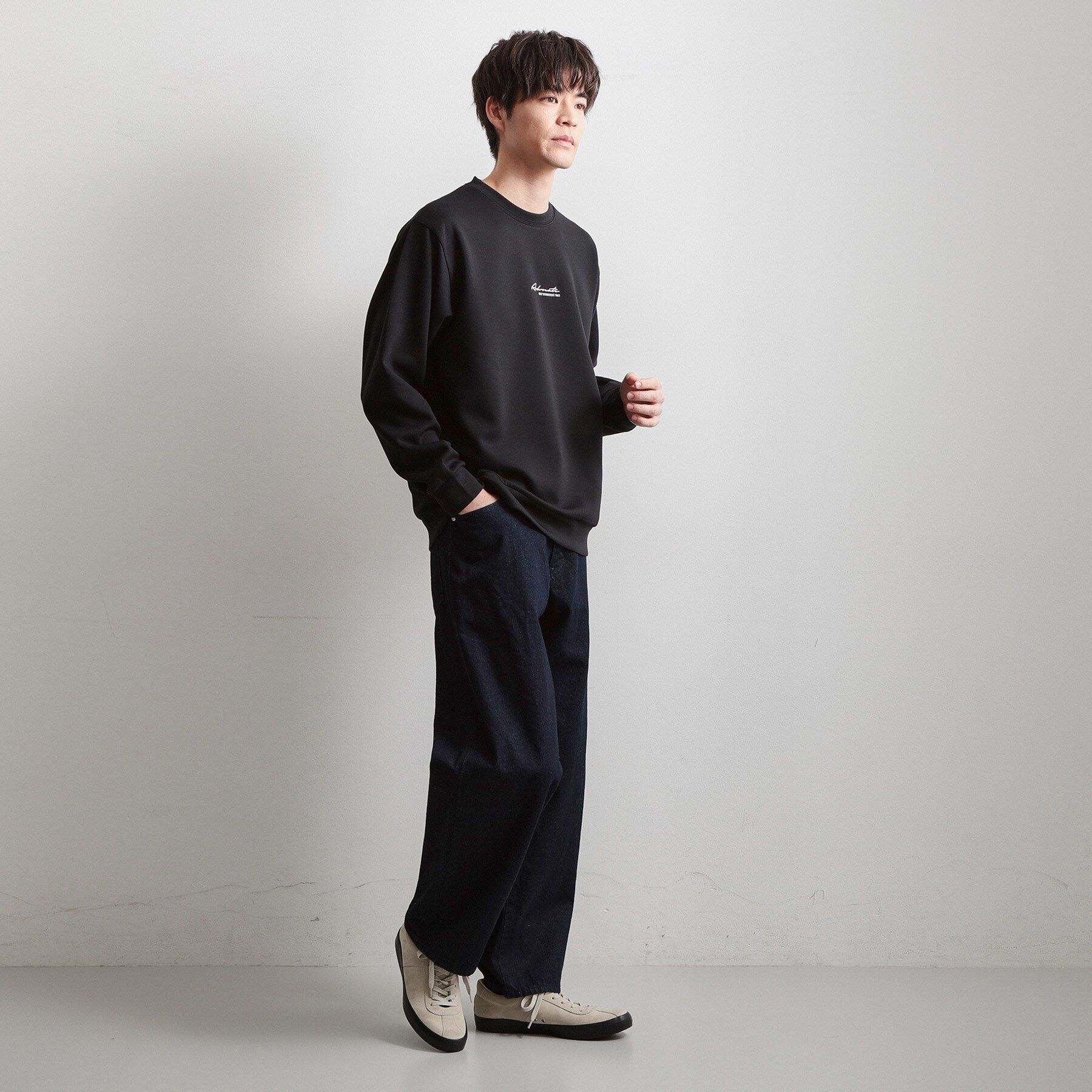 THE SHOP TK「【クリーンで大人っぽい】ロゴスウェット 洗濯機OK」|パーカー|