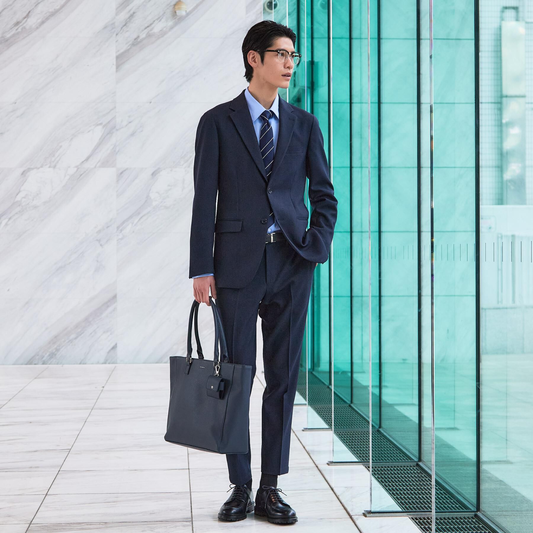 THE SHOP TK「【動きやすい、快適ビジネススラックス】TRジャージ スラックス　セットアップ可/洗濯機OK/ストレッ」|その他|