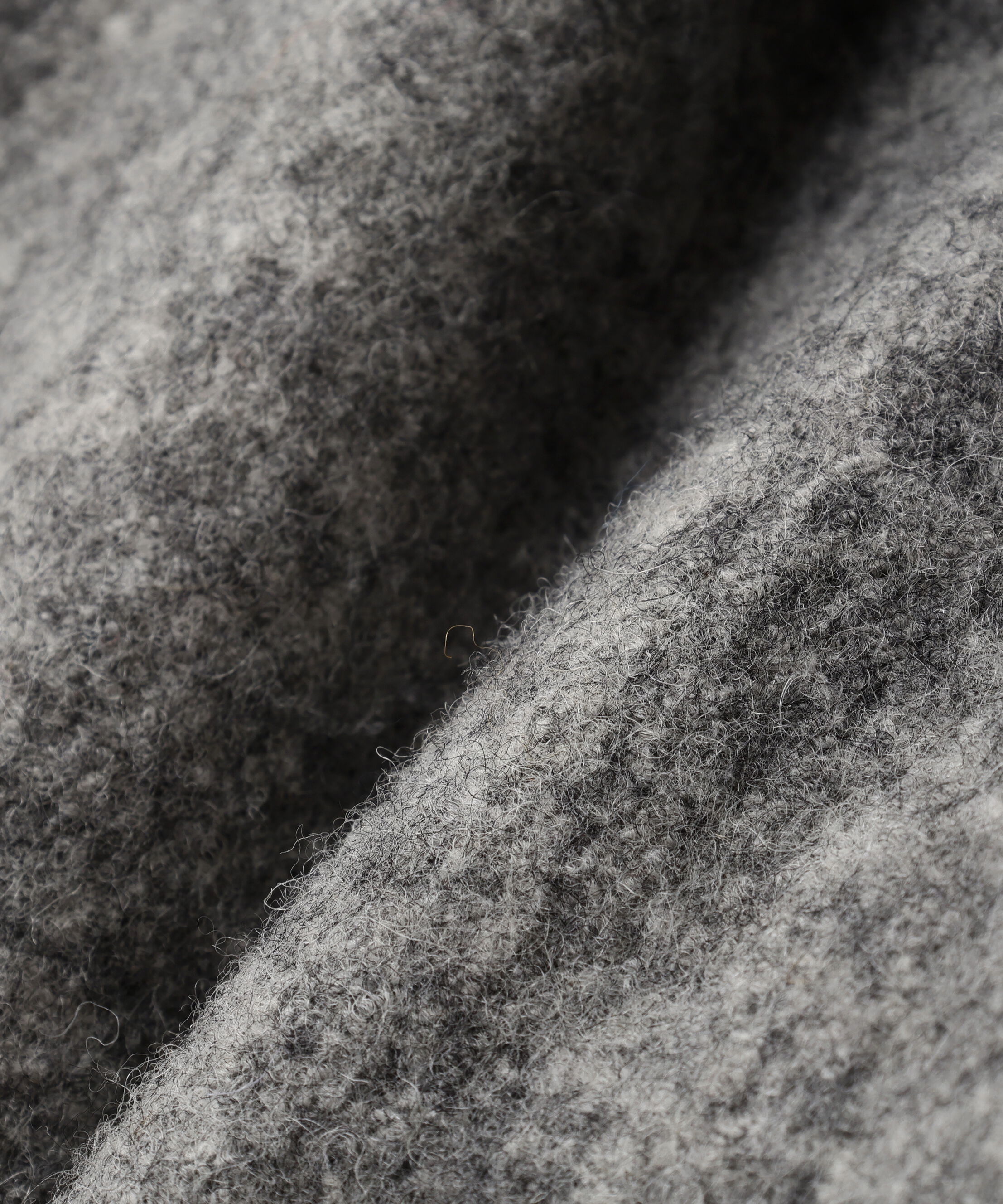  「ウーリーフォルムハーフコート」|ブルゾン・スタジャン|