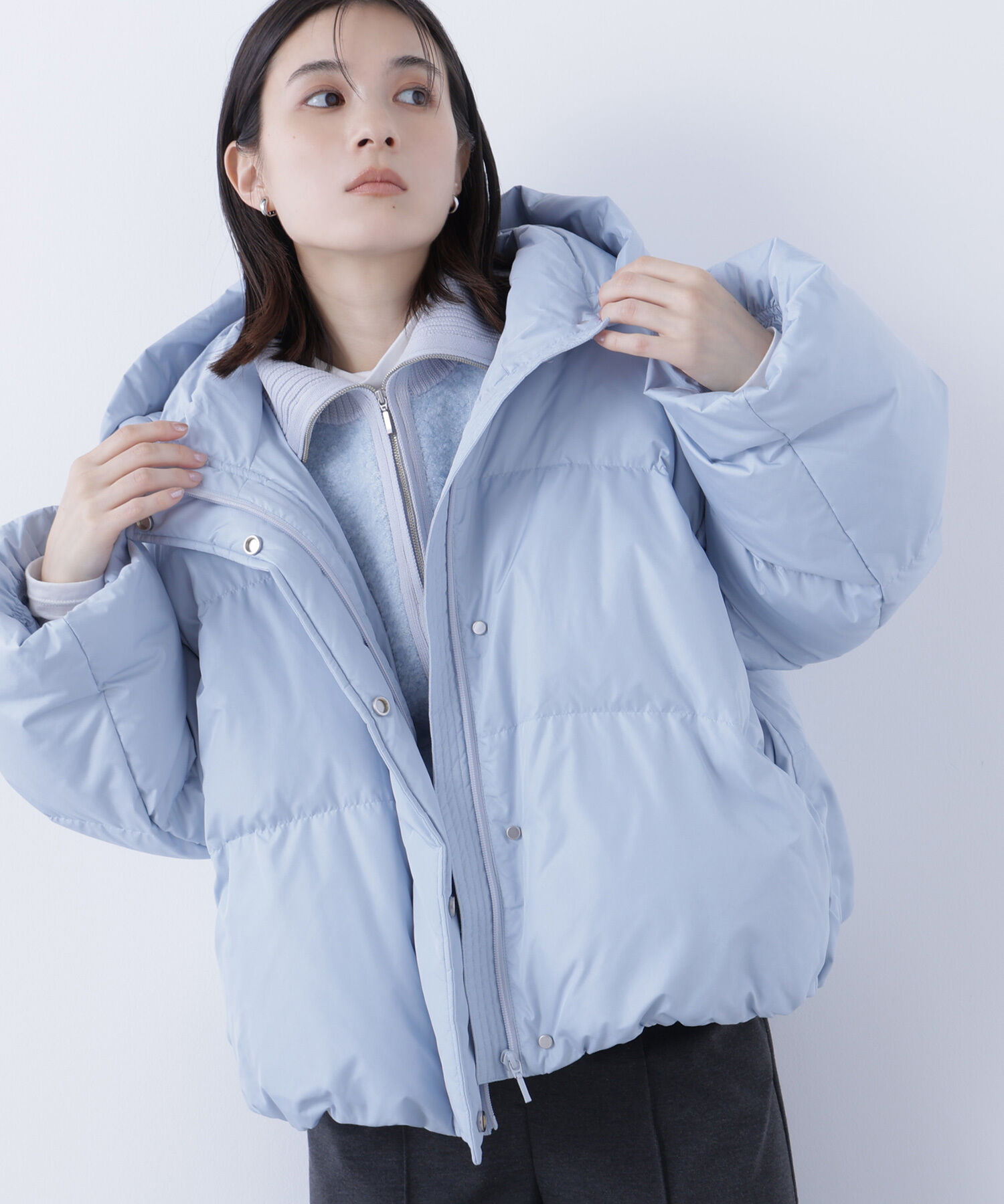  「ショートフードダウン」|ブルゾン・スタジャン|