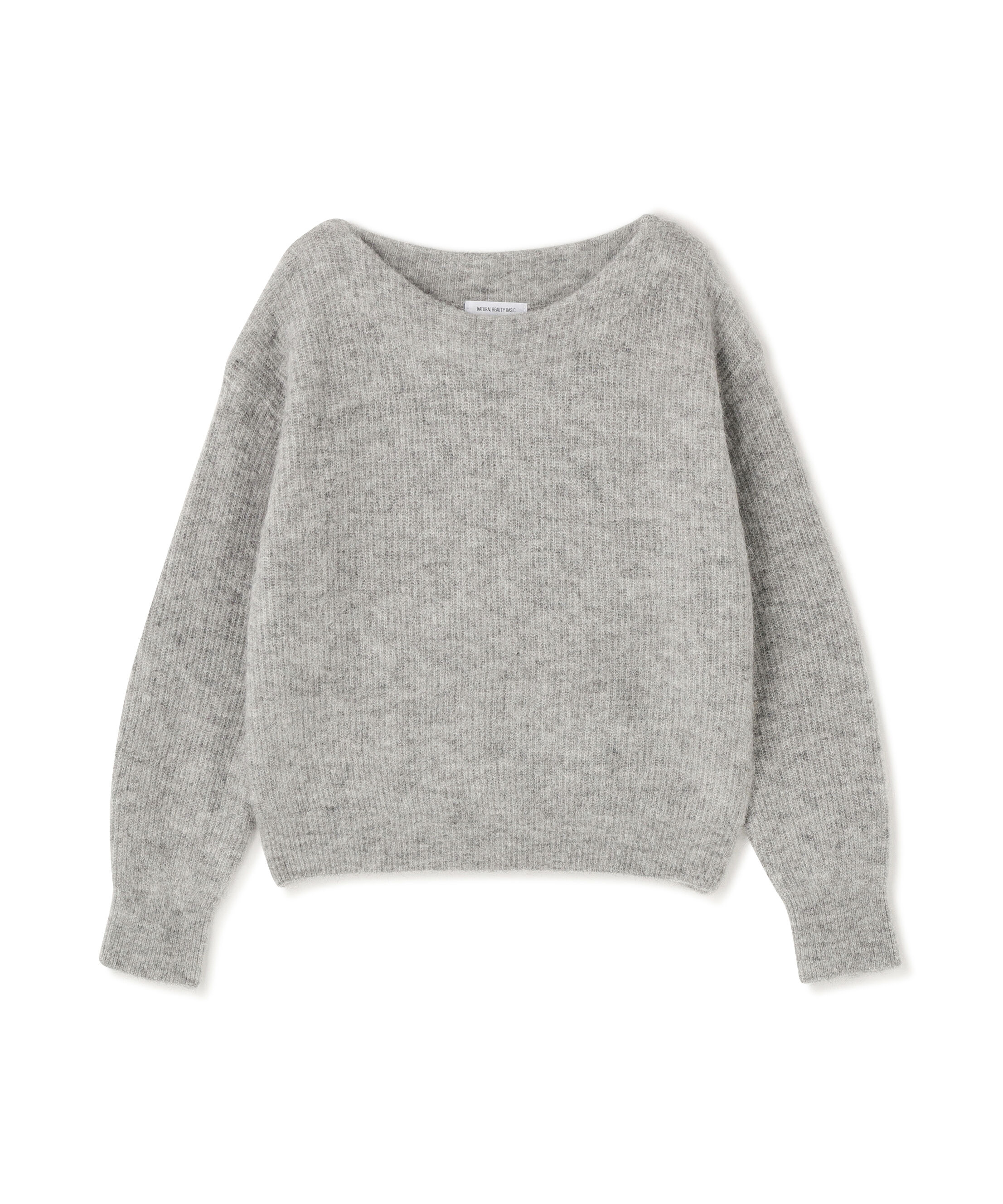  「アルパカ混クルーネックニット」|ニット・セーター|