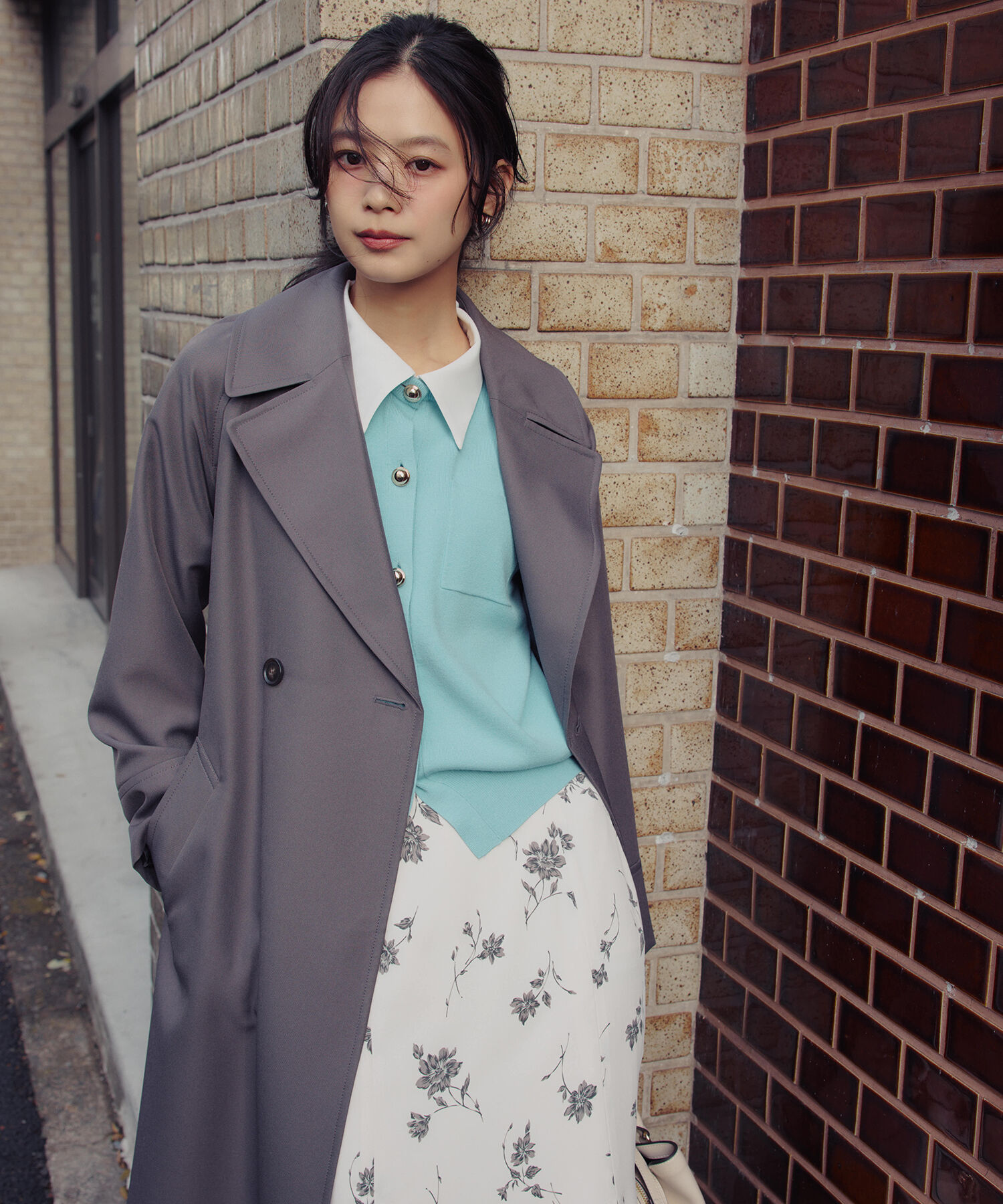  「ラグランフォルムカルゼコート」|その他|チャコール1