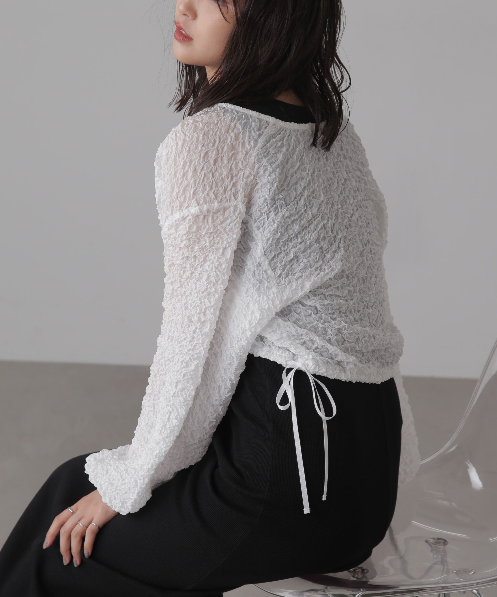  「ぽこぽこシアーブルゾン」|ブルゾン・スタジャン|