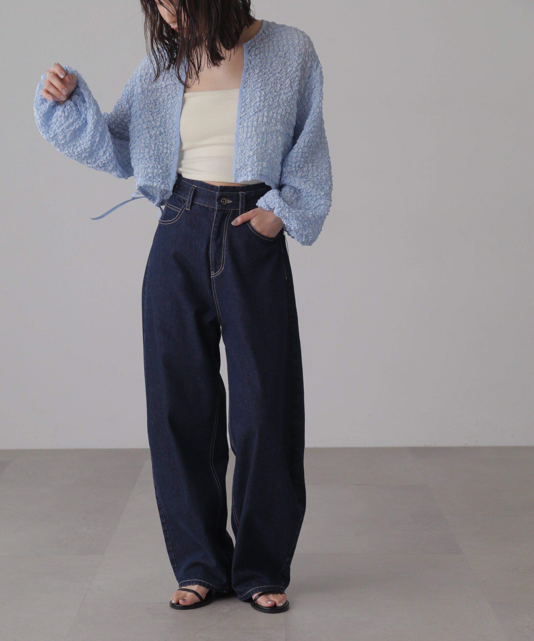  「ぽこぽこシアーブルゾン」|ブルゾン・スタジャン|